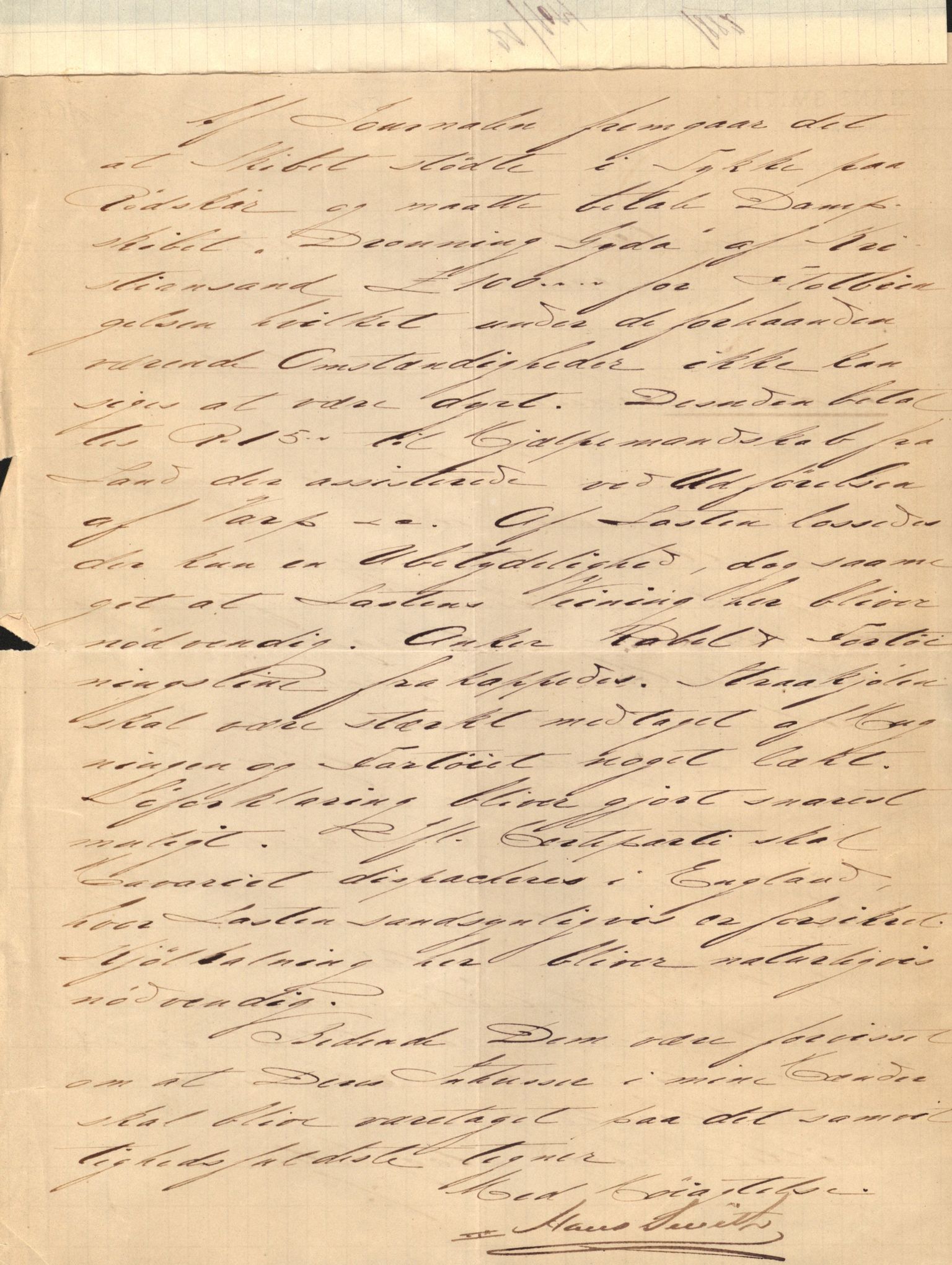 Pa 63 - Østlandske skibsassuranceforening, VEMU/A-1079/G/Ga/L0014/0012: Havaridokumenter / Sophie, Andover, Alliance, Anna, 1882, p. 5