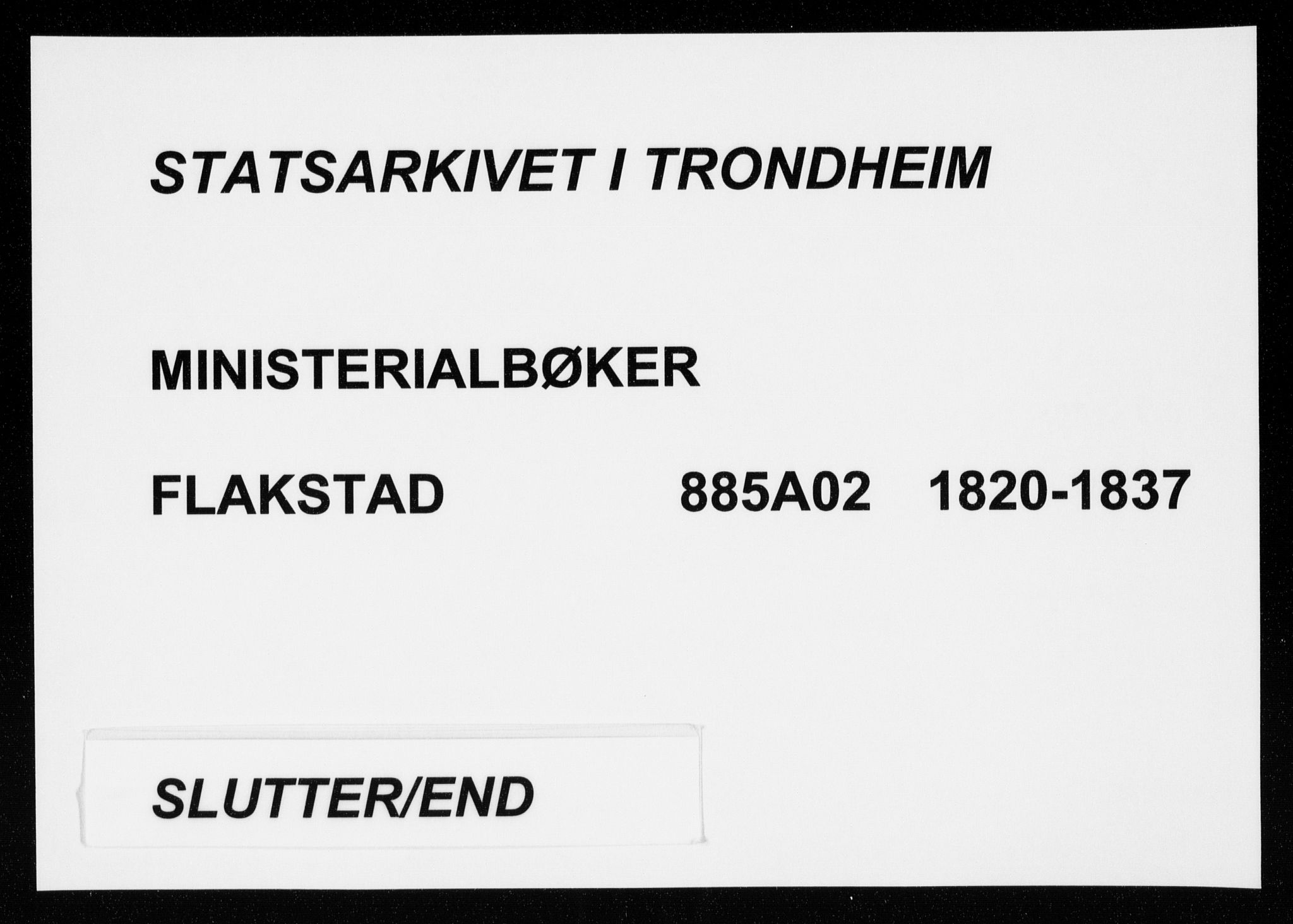 Ministerialprotokoller, klokkerbøker og fødselsregistre - Nordland, AV/SAT-A-1459/885/L1201: Parish register (official) no. 885A02, 1820-1837