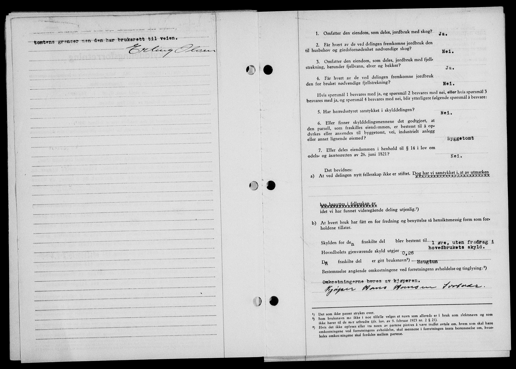 Lofoten sorenskriveri, SAT/A-0017/1/2/2C/L0009a: Mortgage book no. 9a, 1941-1942, Diary no: : 1902/1941