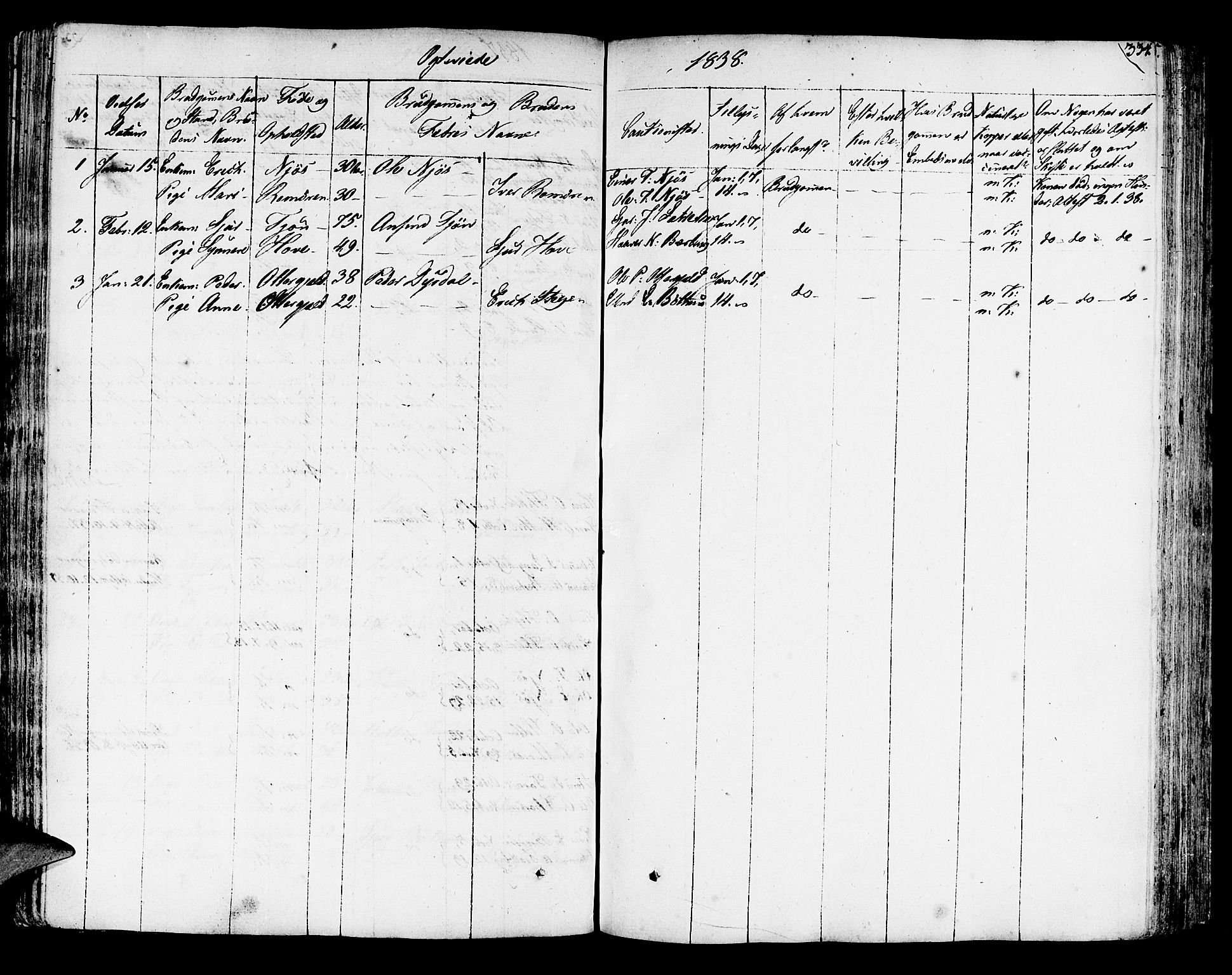 Leikanger sokneprestembete, SAB/A-81001: Parish register (official) no. A 6, 1810-1838, p. 334
