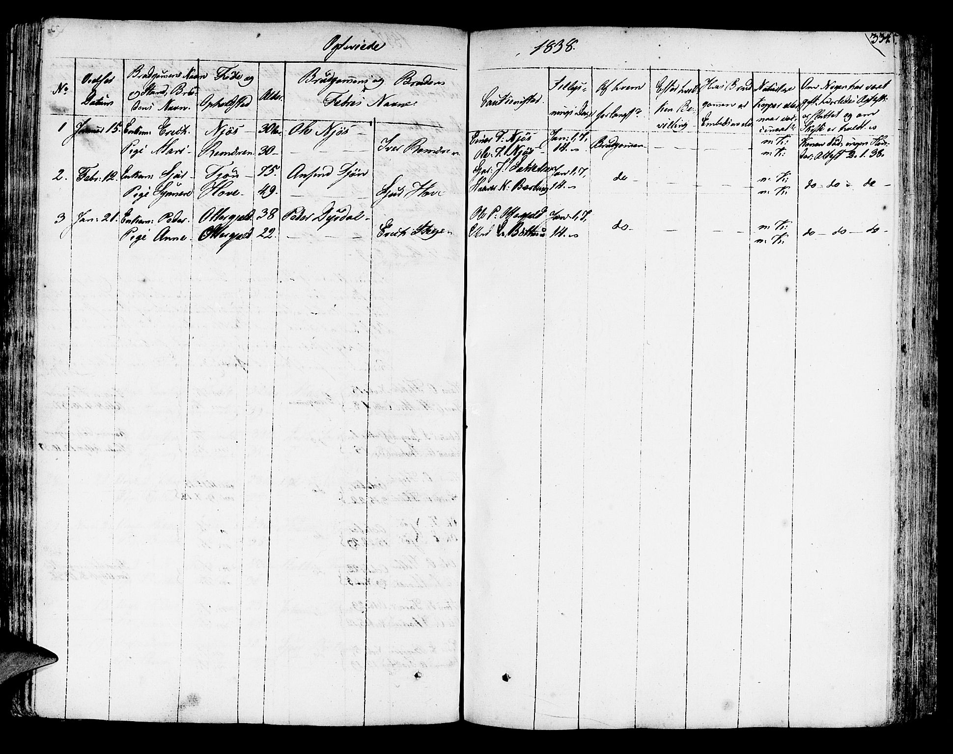 Leikanger sokneprestembete, AV/SAB-A-81001/H/Haa/Haaa/L0006: Parish register (official) no. A 6, 1810-1838, p. 334