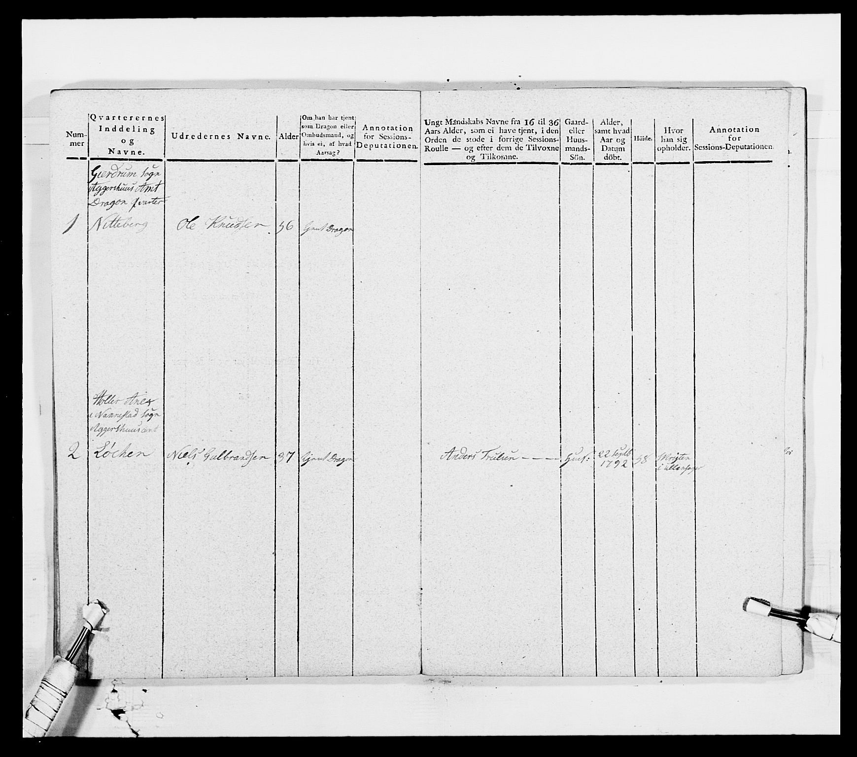 Generalitets- og kommissariatskollegiet, Det kongelige norske kommissariatskollegium, AV/RA-EA-5420/E/Eh/L0003: 1. Sønnafjelske dragonregiment, 1767-1812, p. 692