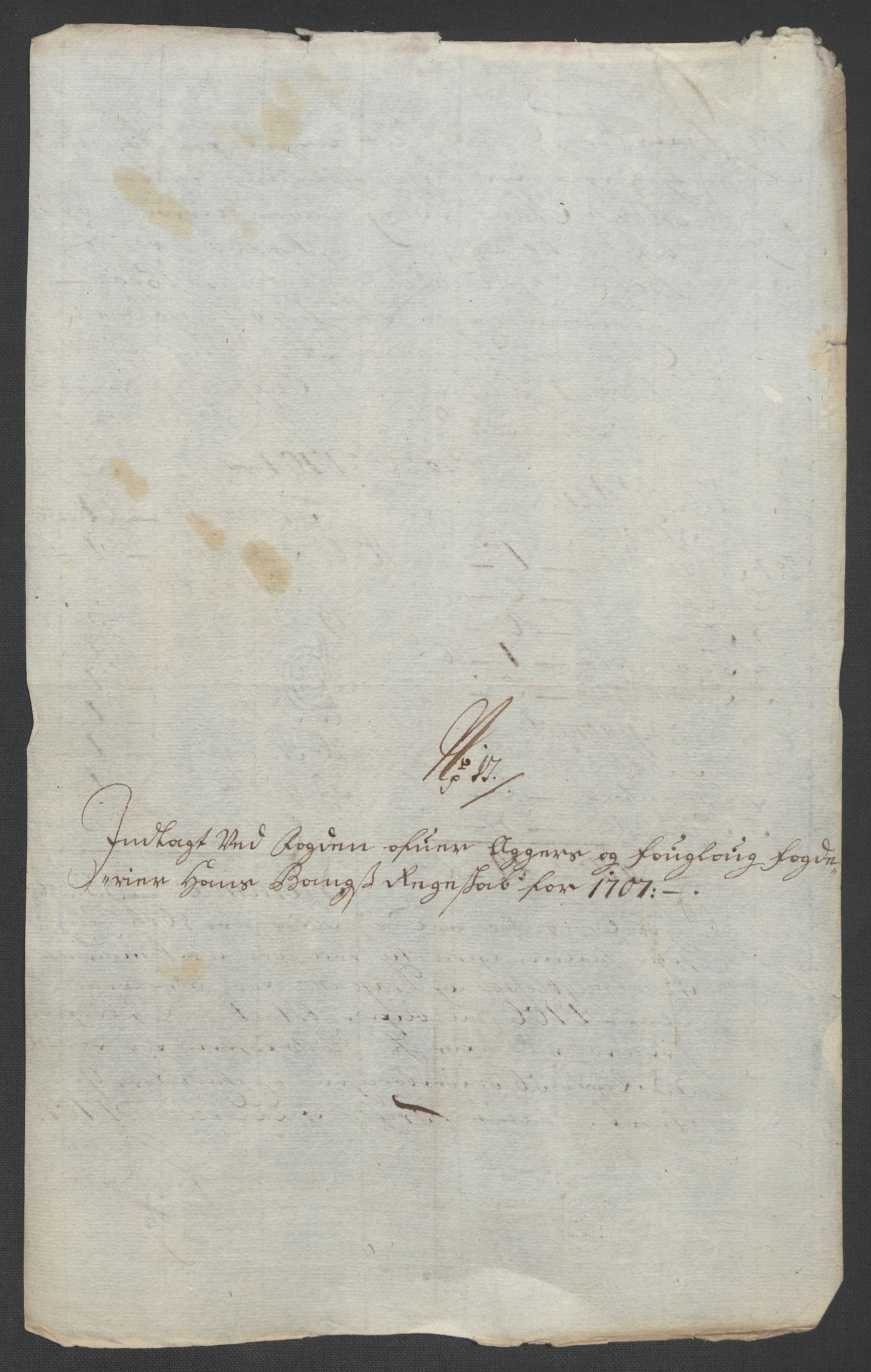 Rentekammeret inntil 1814, Reviderte regnskaper, Fogderegnskap, AV/RA-EA-4092/R10/L0447: Fogderegnskap Aker og Follo, 1707-1709, p. 151