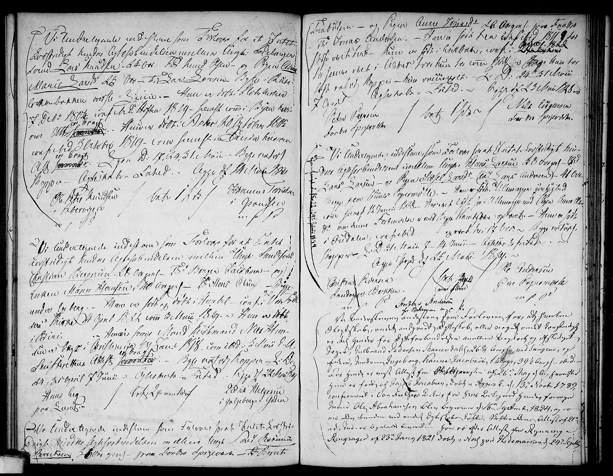 Aker prestekontor kirkebøker, AV/SAO-A-10861/L/L0004: Best man's statements no. 4, 1778-1831