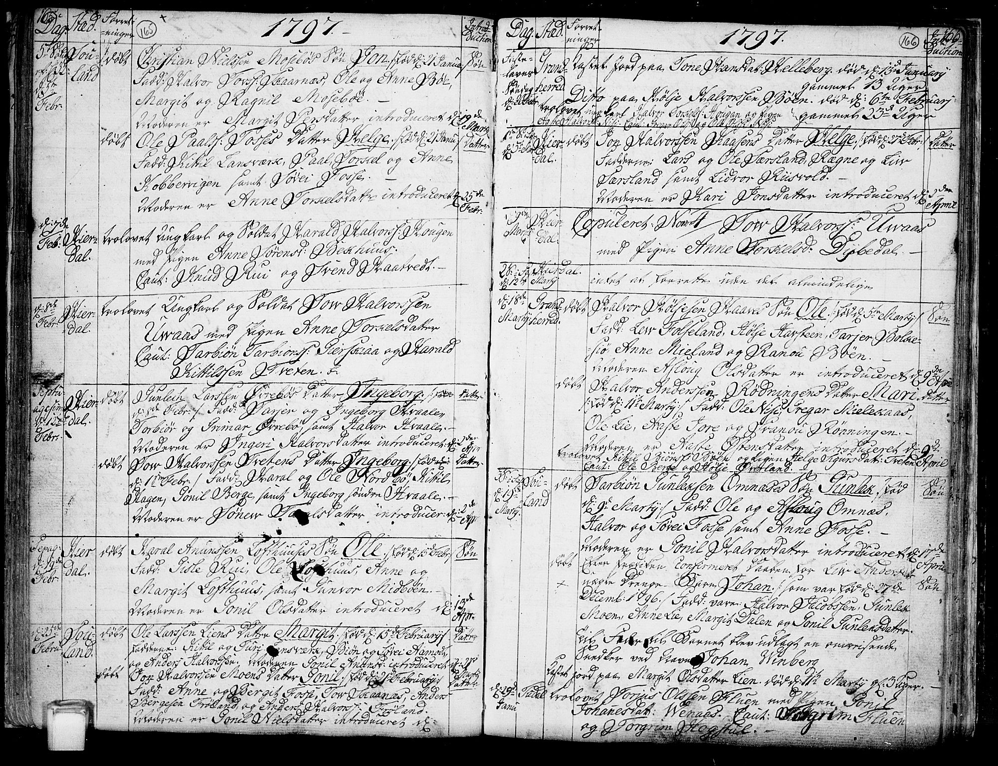 Hjartdal kirkebøker, SAKO/A-270/F/Fa/L0005: Parish register (official) no. I 5, 1776-1801, p. 165-166