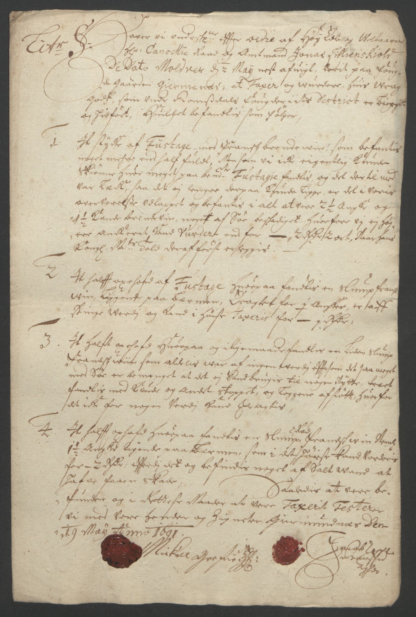 Rentekammeret inntil 1814, Reviderte regnskaper, Fogderegnskap, RA/EA-4092/R55/L3650: Fogderegnskap Romsdal, 1692, p. 174