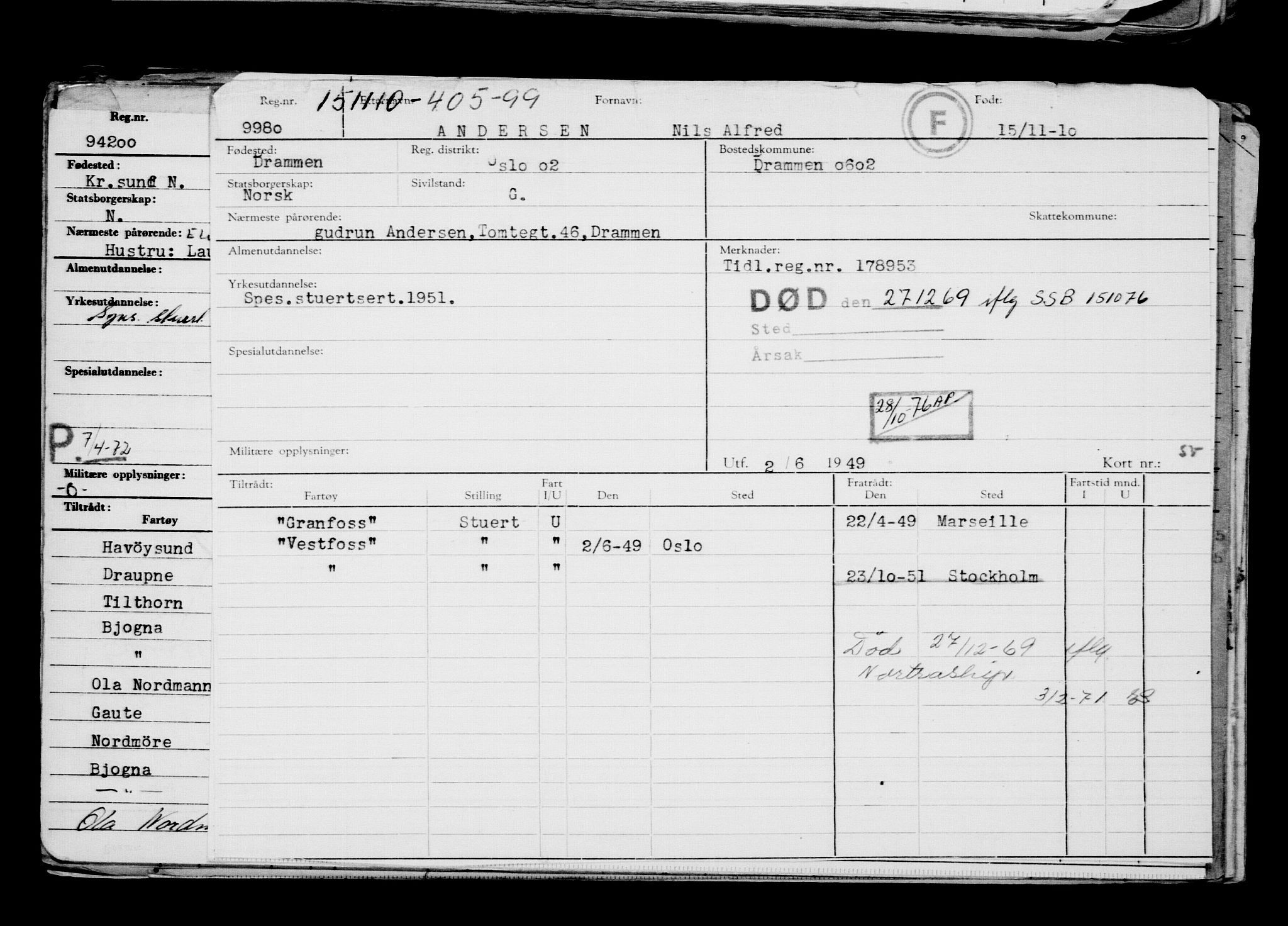 Direktoratet for sjømenn, AV/RA-S-3545/G/Gb/L0092: Hovedkort, 1910, p. 650