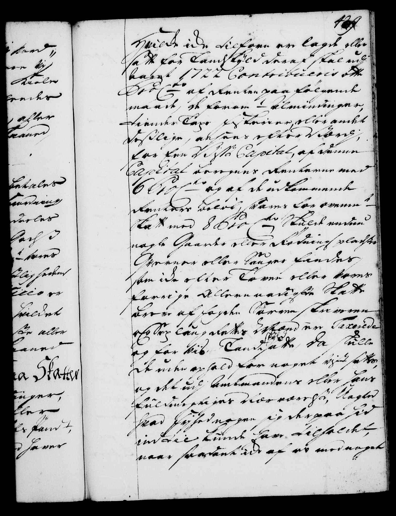 Rentekammeret, Kammerkanselliet, AV/RA-EA-3111/G/Gg/Gga/L0001: Norsk ekspedisjonsprotokoll med register (merket RK 53.1), 1720-1723, p. 439