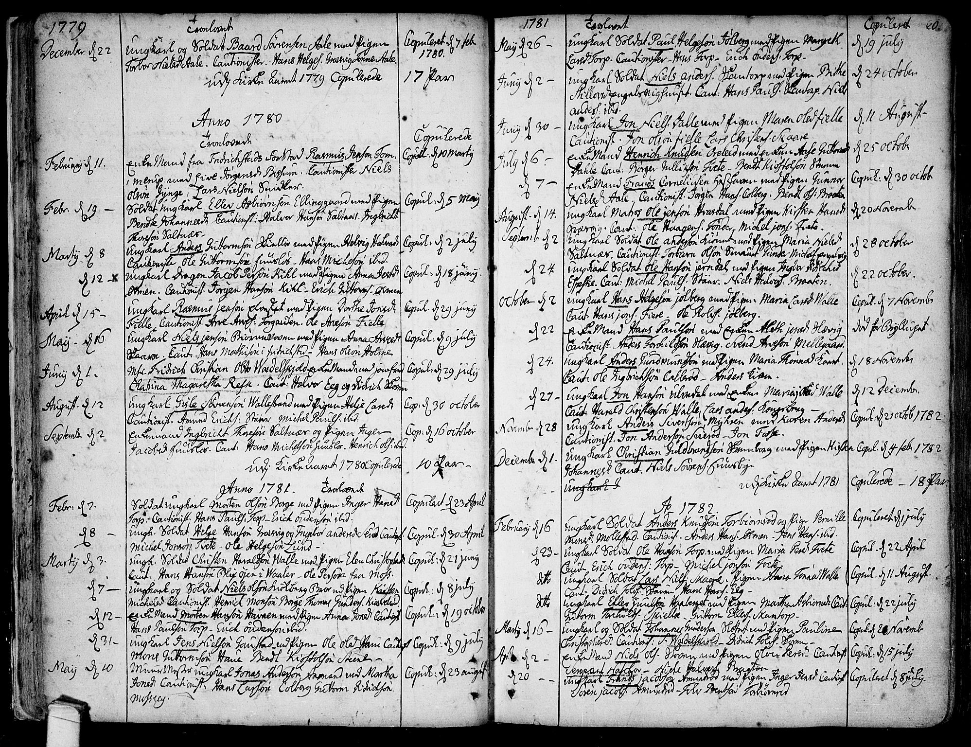 Onsøy prestekontor Kirkebøker, SAO/A-10914/F/Fa/L0001: Parish register (official) no. I 1, 1733-1814, p. 20