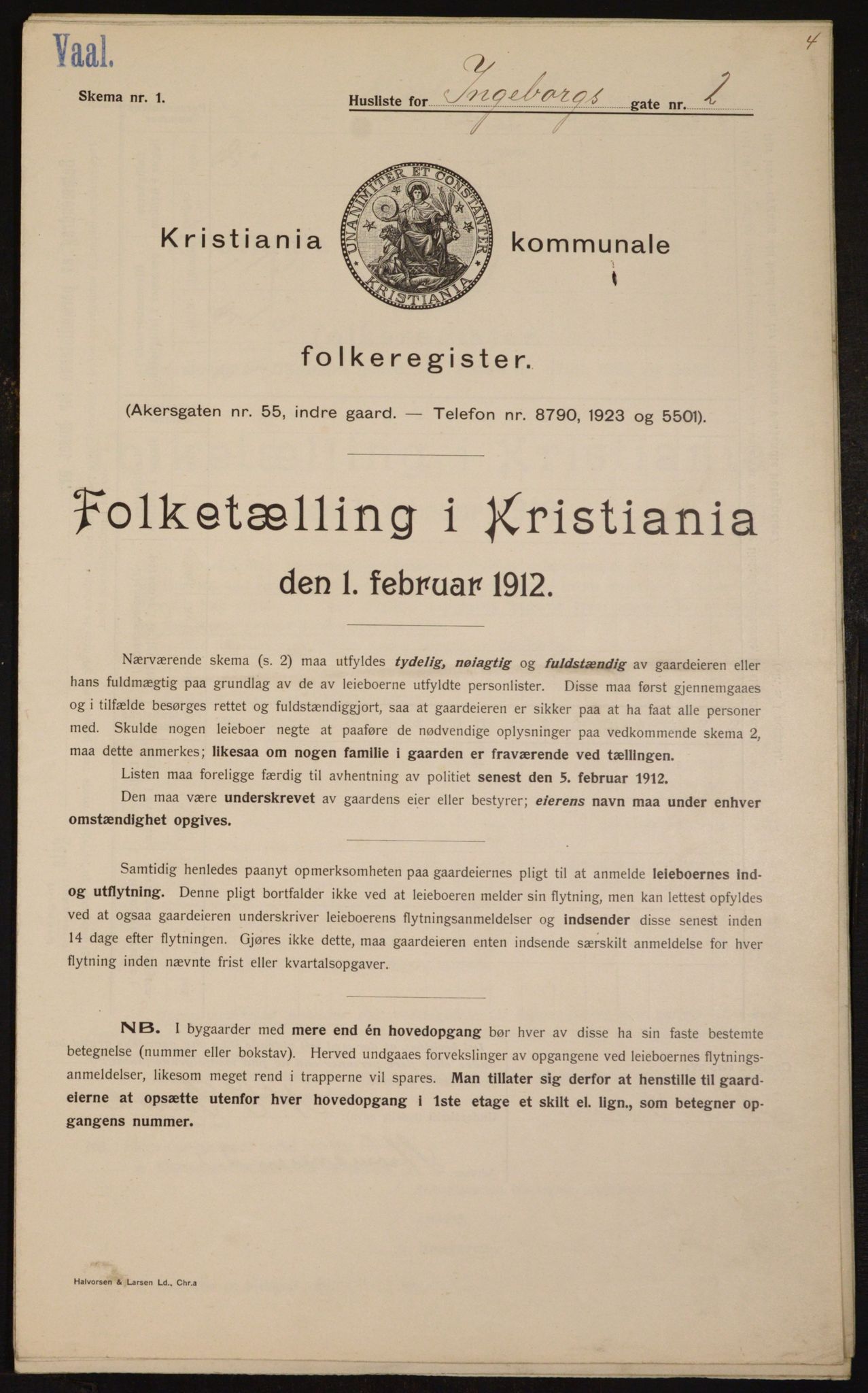 OBA, Municipal Census 1912 for Kristiania, 1912, p. 44102