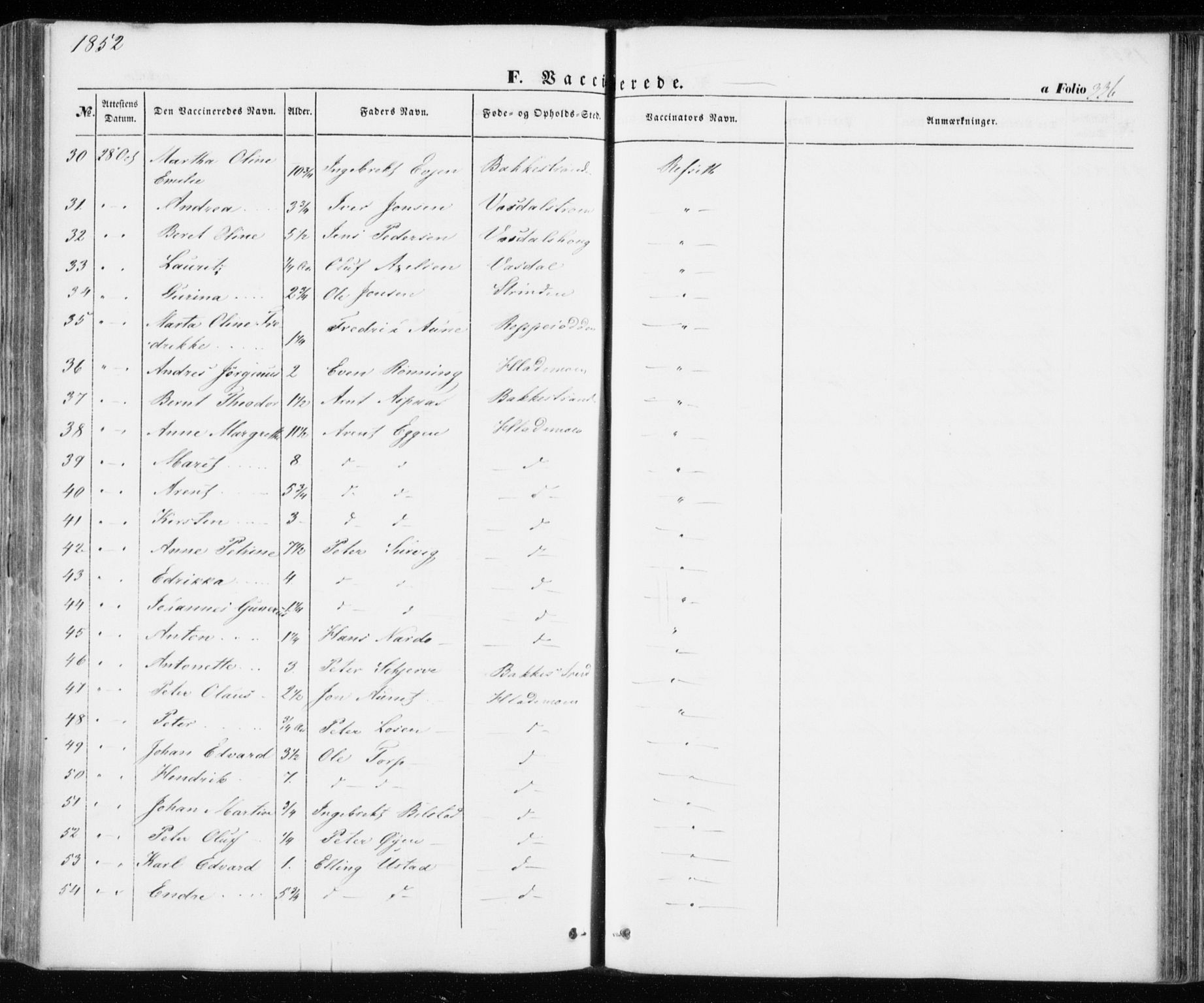 Ministerialprotokoller, klokkerbøker og fødselsregistre - Sør-Trøndelag, AV/SAT-A-1456/606/L0291: Parish register (official) no. 606A06, 1848-1856, p. 336