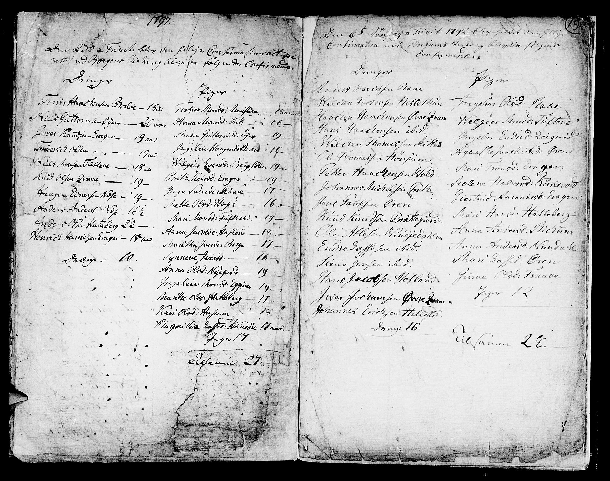 Lærdal sokneprestembete, SAB/A-81201: Parish register (official) no. A 3, 1783-1804, p. 193