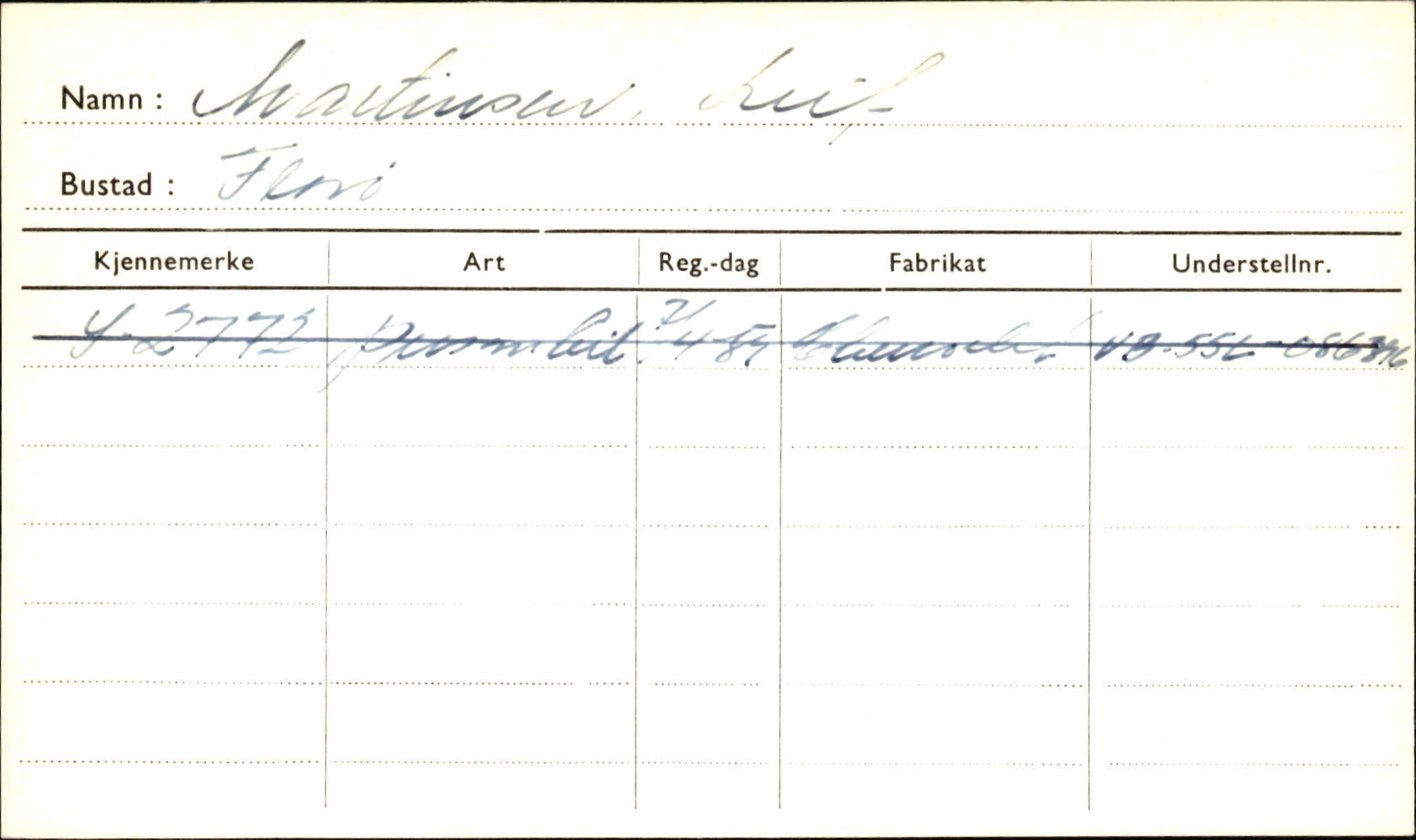 Statens vegvesen, Sogn og Fjordane vegkontor, AV/SAB-A-5301/4/F/L0001D: Eigarregister Fjordane til 1.6.1961, 1930-1961, p. 557