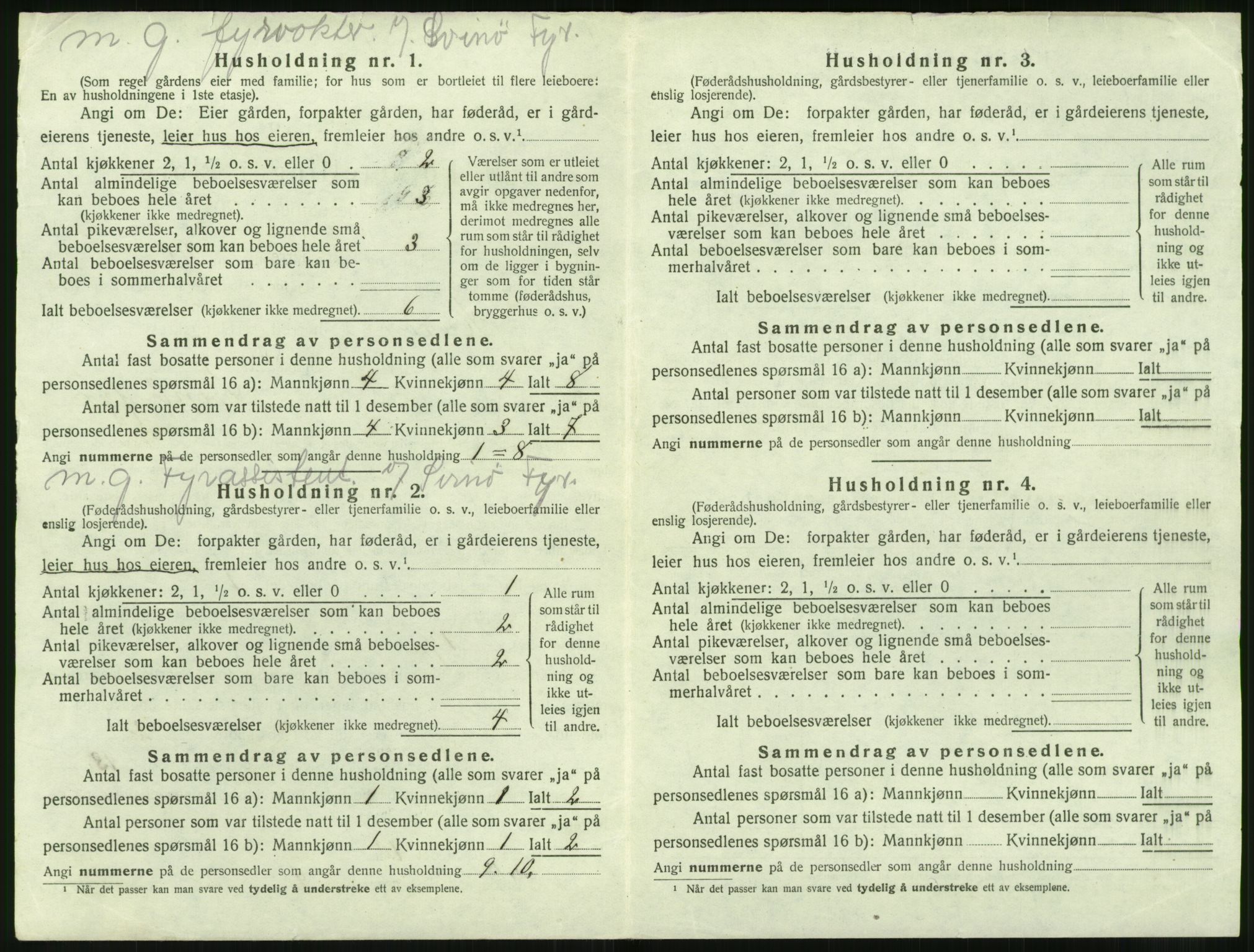 SAT, 1920 census for Herøy (MR), 1920, p. 142