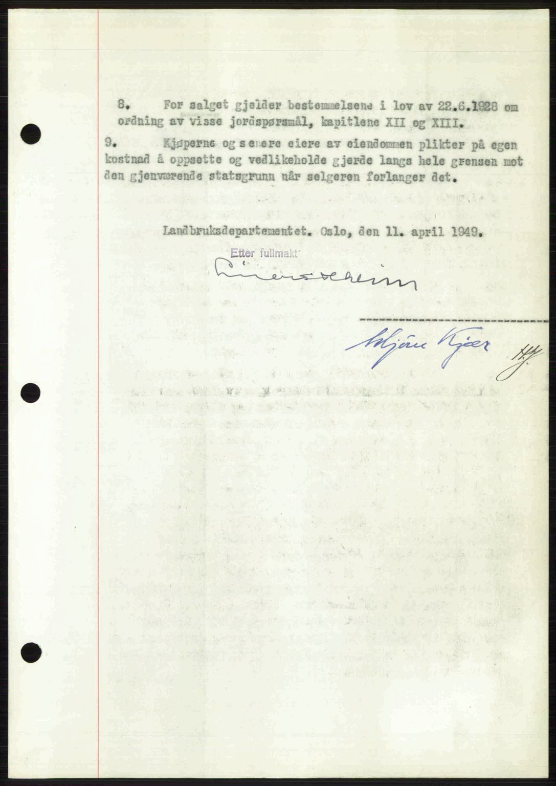 Alta fogderi/sorenskriveri, SATØ/SATØ-5/1/K/Kd/L0037pantebok: Mortgage book no. 39-40, 1948-1949, Diary no: : 404/1949