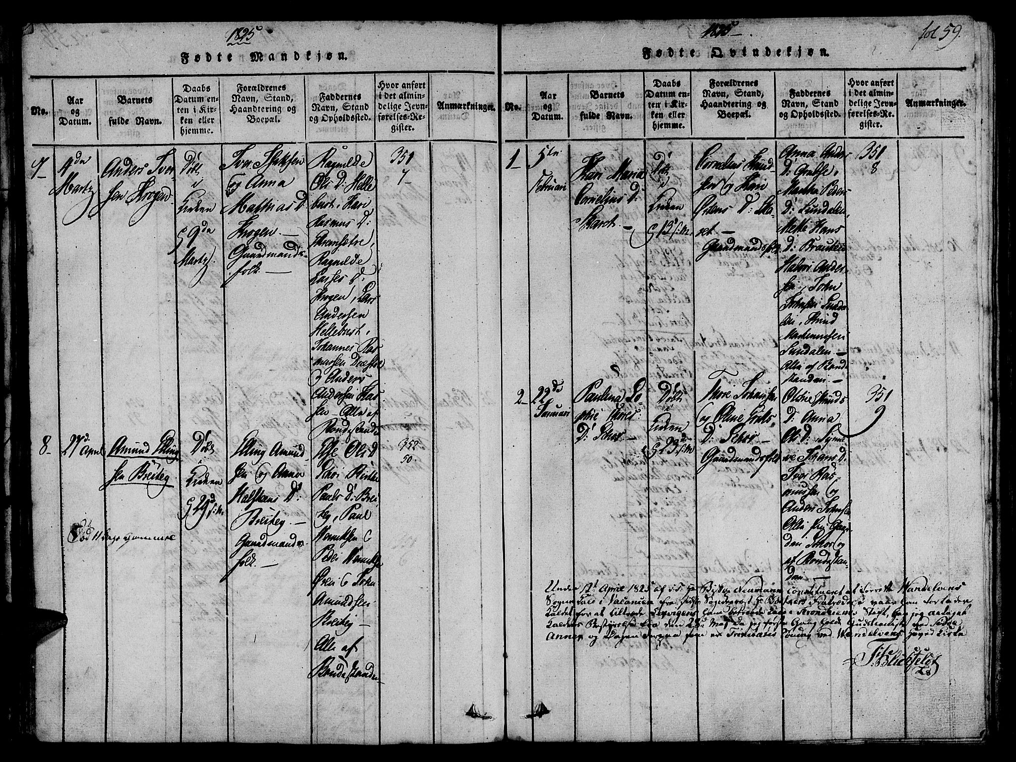 Ministerialprotokoller, klokkerbøker og fødselsregistre - Møre og Romsdal, AV/SAT-A-1454/501/L0004: Parish register (official) no. 501A04, 1816-1831, p. 59