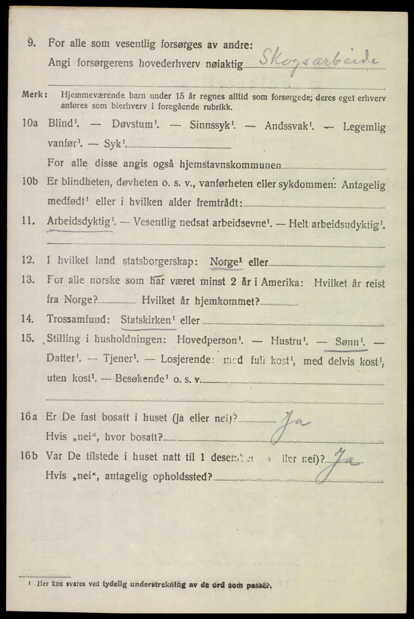 SAH, 1920 census for Jevnaker, 1920, p. 1402