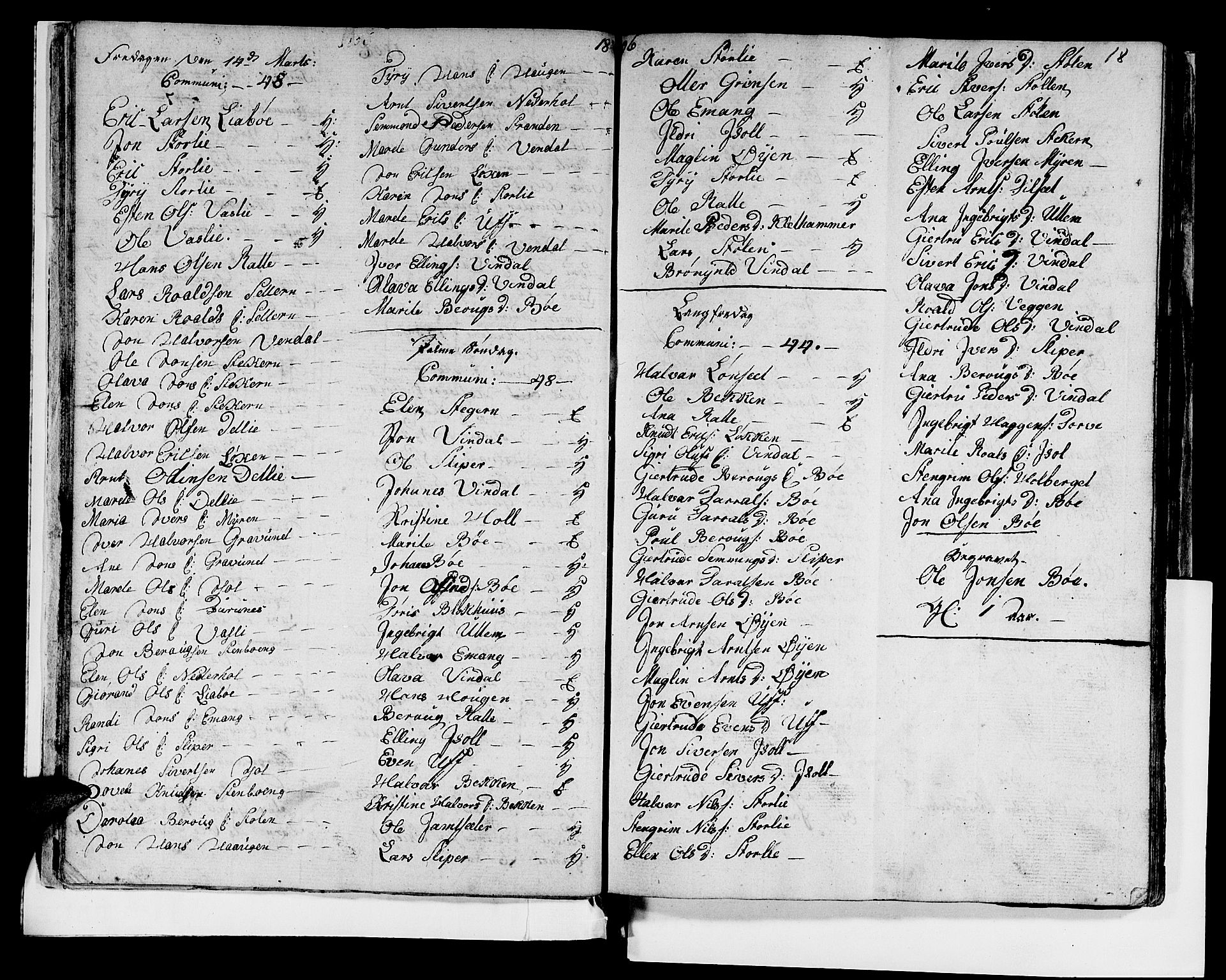 Ministerialprotokoller, klokkerbøker og fødselsregistre - Sør-Trøndelag, SAT/A-1456/679/L0921: Parish register (copy) no. 679C01, 1792-1840, p. 18
