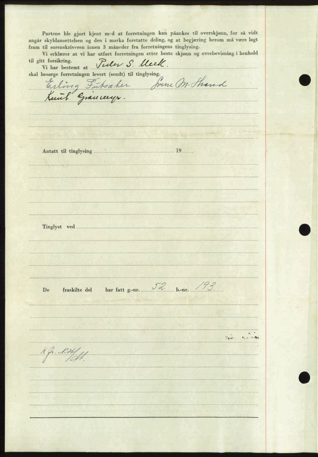 Nordmøre sorenskriveri, AV/SAT-A-4132/1/2/2Ca: Mortgage book no. A102, 1946-1946, Diary no: : 1563/1946