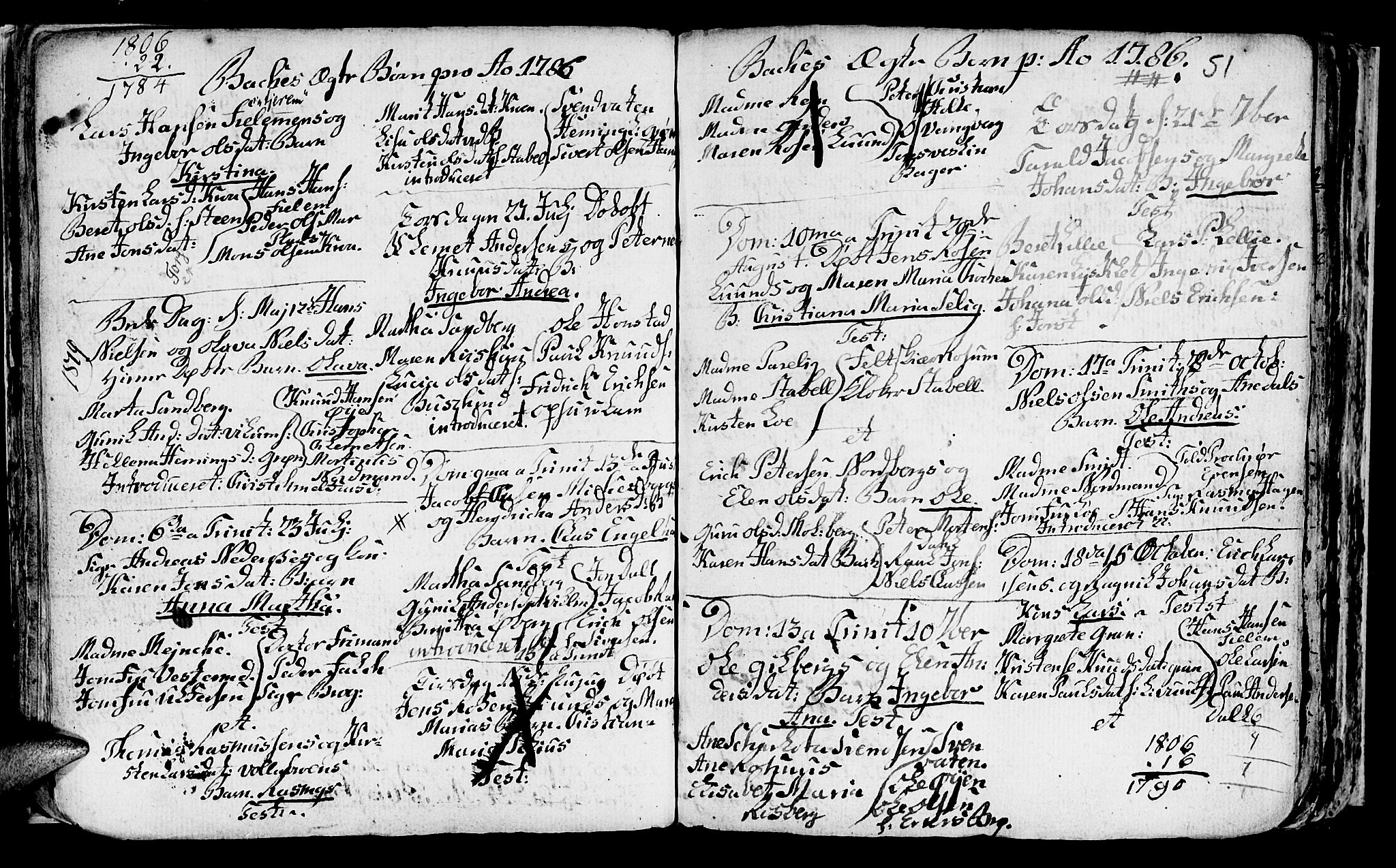 Ministerialprotokoller, klokkerbøker og fødselsregistre - Sør-Trøndelag, SAT/A-1456/604/L0218: Parish register (copy) no. 604C01, 1754-1819, p. 51