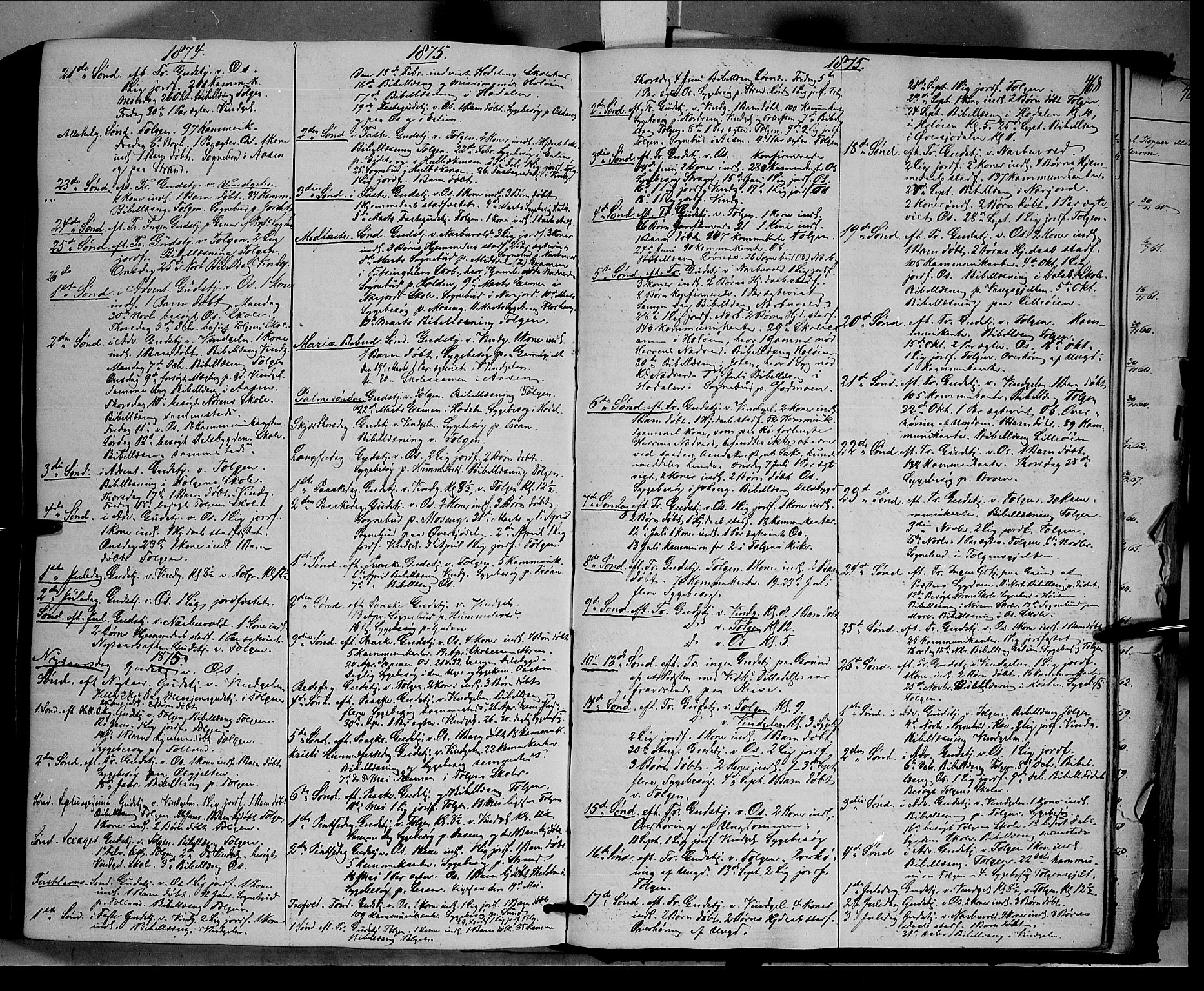 Tolga prestekontor, SAH/PREST-062/K/L0006: Parish register (official) no. 6, 1852-1876, p. 468