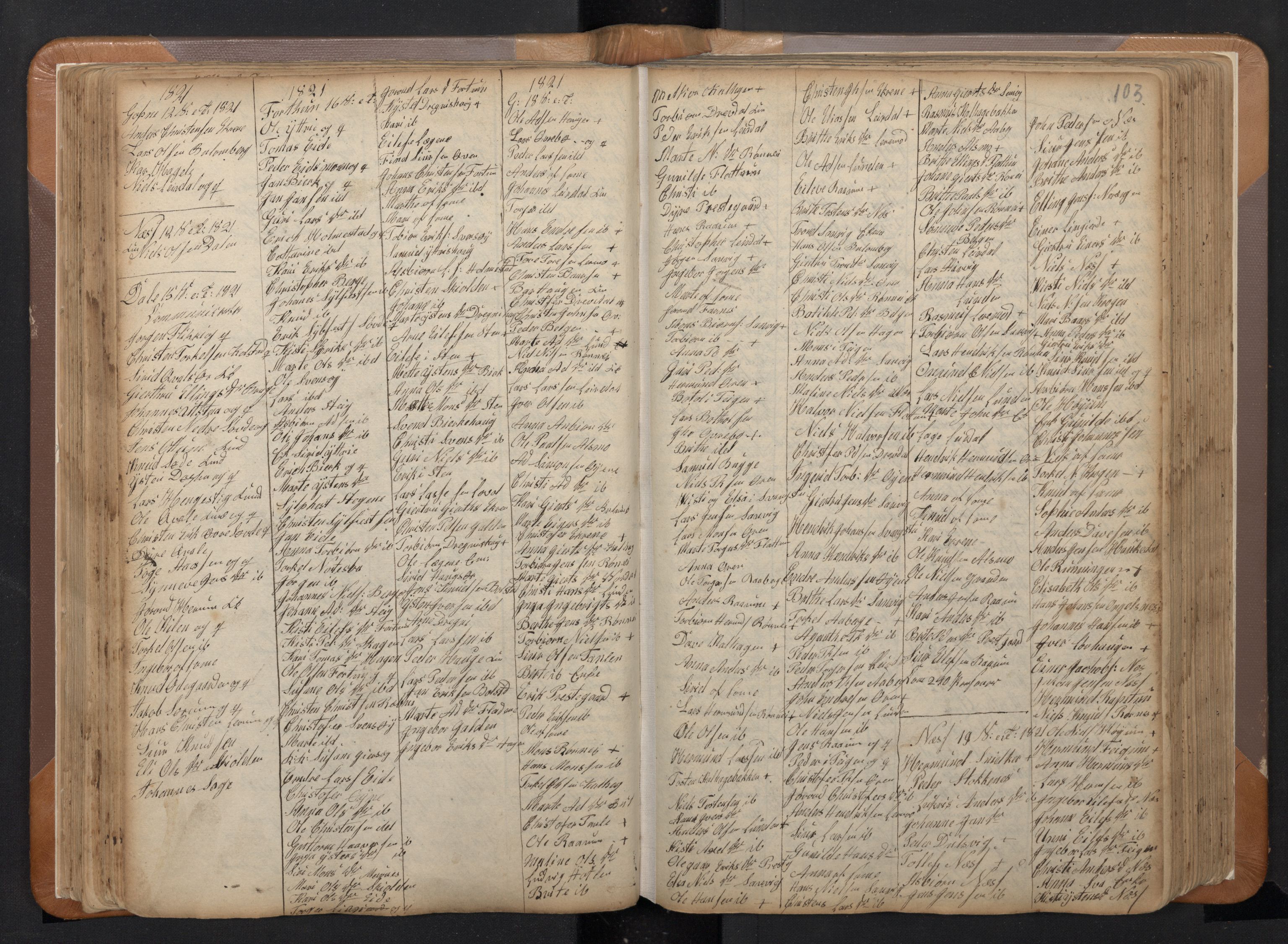 Luster sokneprestembete, AV/SAB-A-81101/H/Haa/Haaa/L0002: Parish register (official) no. A 2, 1751-1796, p. 102b-103a