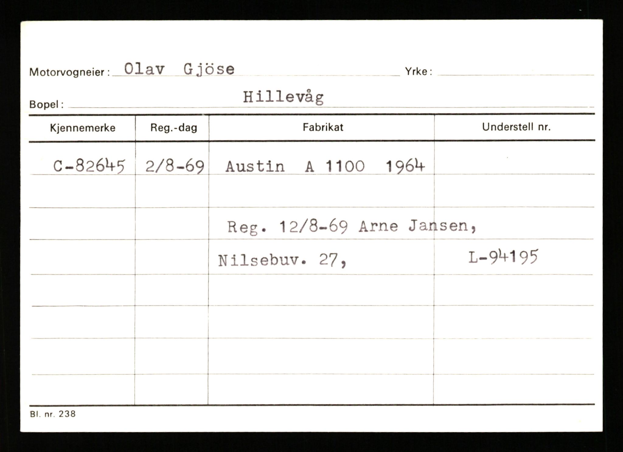 Stavanger trafikkstasjon, AV/SAST-A-101942/0/G/L0008: Registreringsnummer: 67519 - 84533, 1930-1971, p. 2870