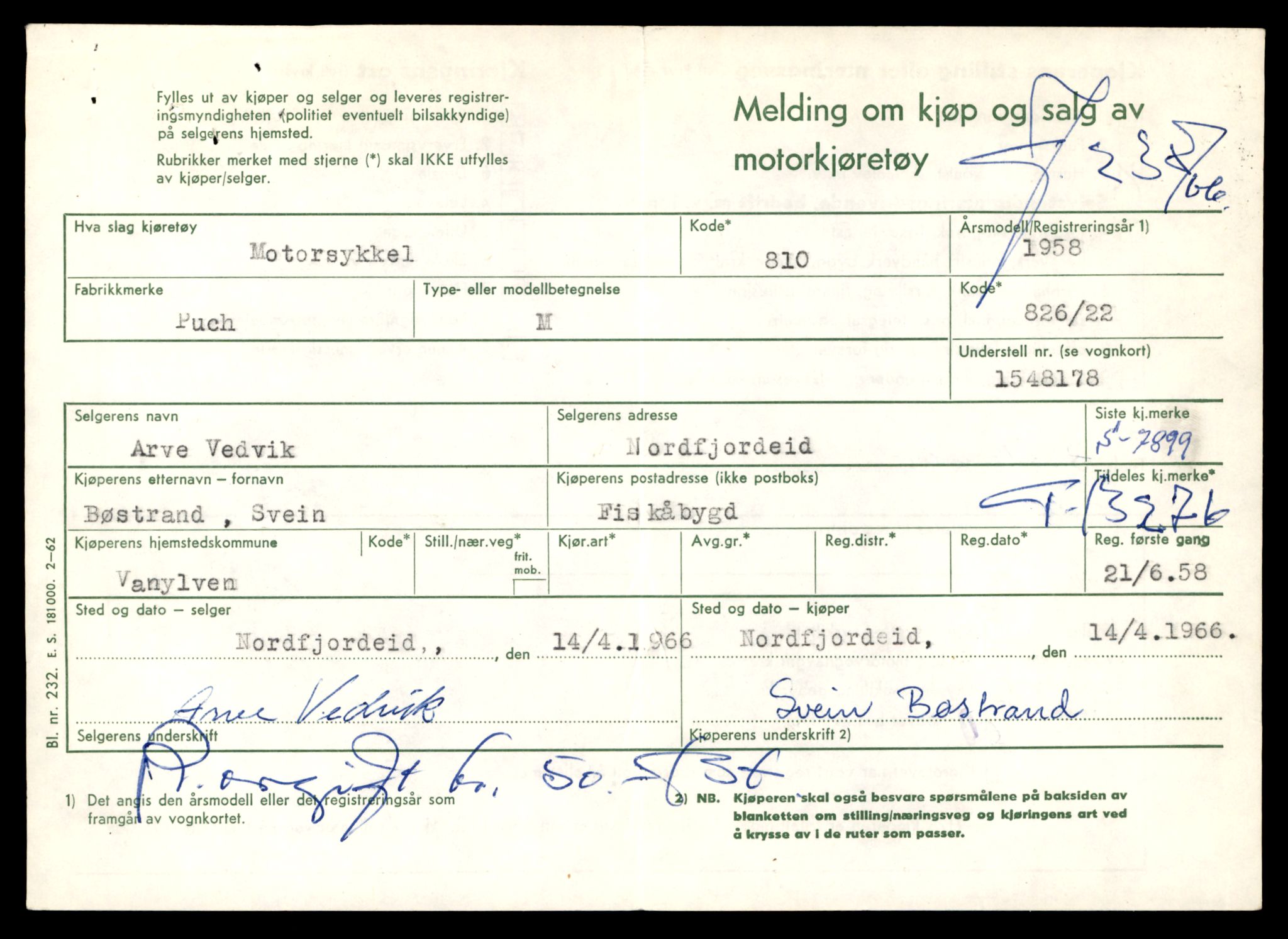 Møre og Romsdal vegkontor - Ålesund trafikkstasjon, AV/SAT-A-4099/F/Fe/L0038: Registreringskort for kjøretøy T 13180 - T 13360, 1927-1998, p. 1589