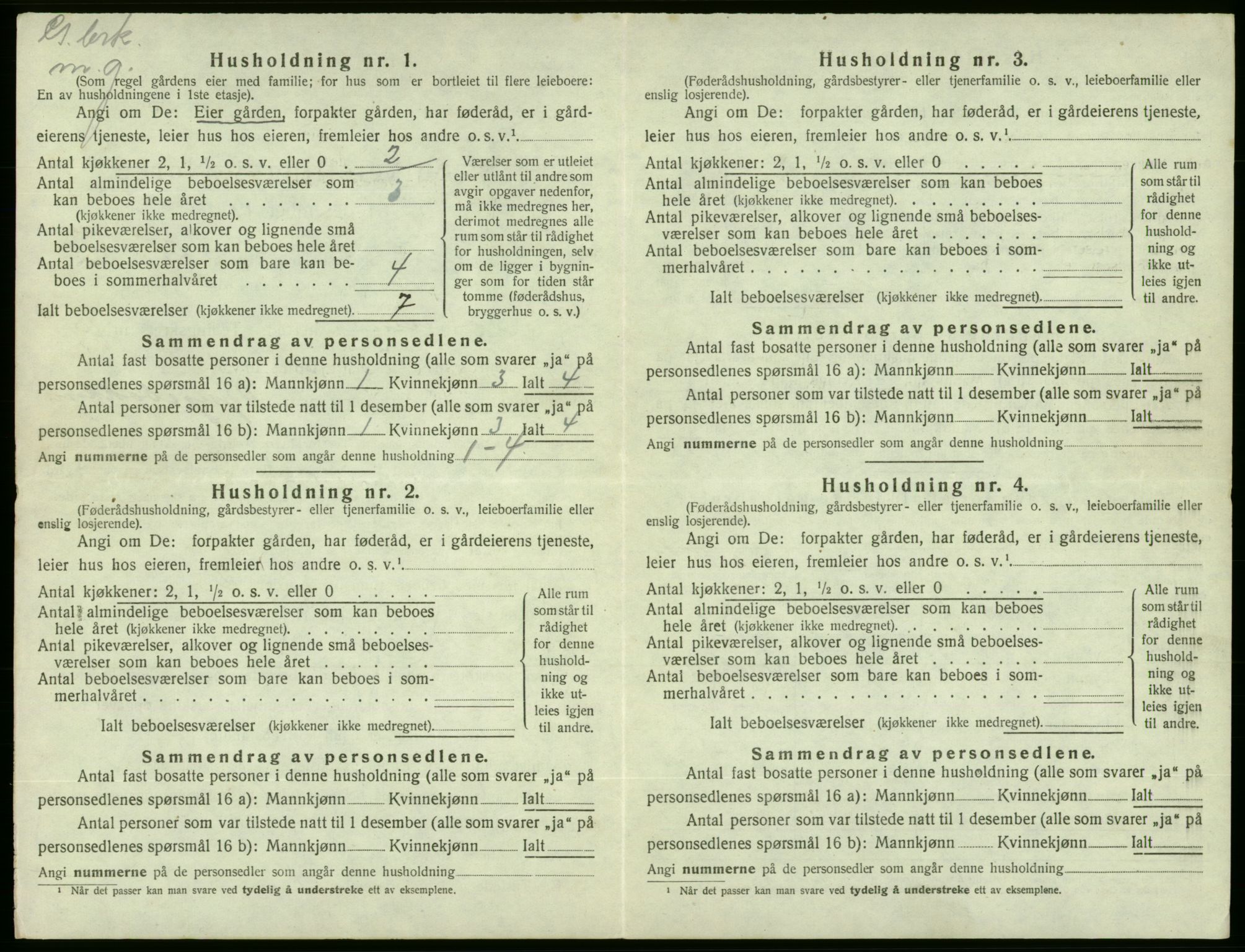 SAB, 1920 census for Etne, 1920, p. 773