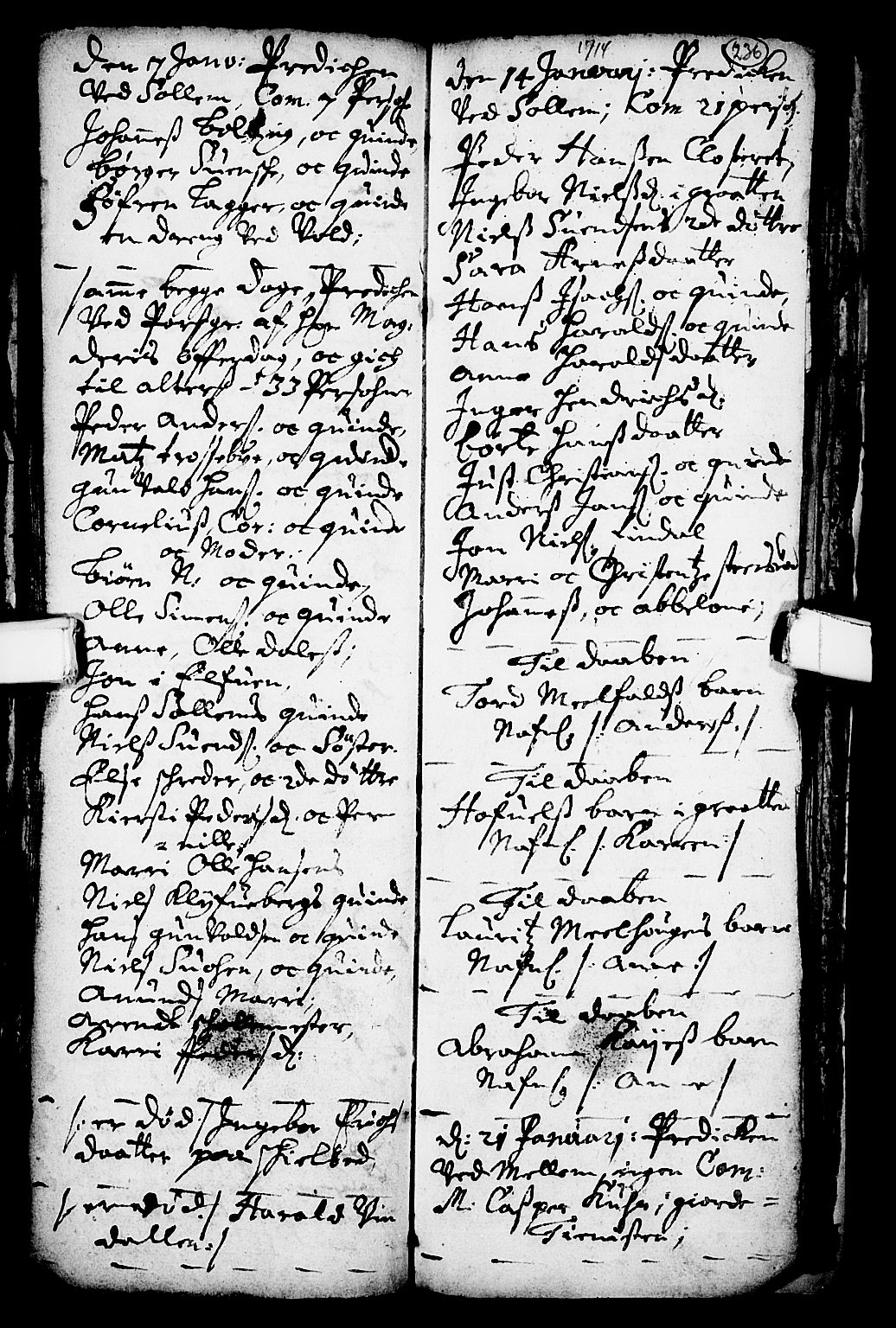 Solum kirkebøker, SAKO/A-306/F/Fa/L0001: Parish register (official) no. I 1, 1701-1716, p. 236