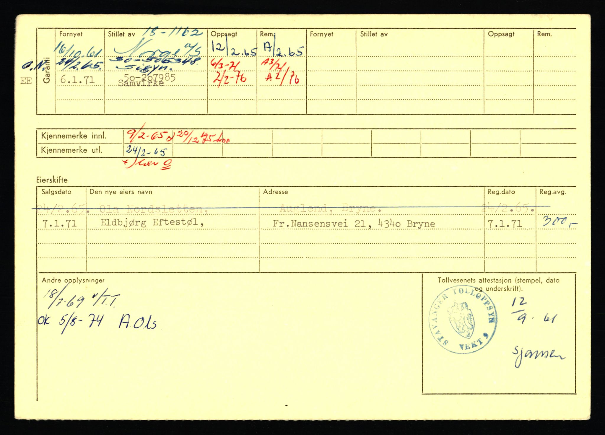 Stavanger trafikkstasjon, AV/SAST-A-101942/0/F/L0054: L-54200 - L-55699, 1930-1971, p. 1416