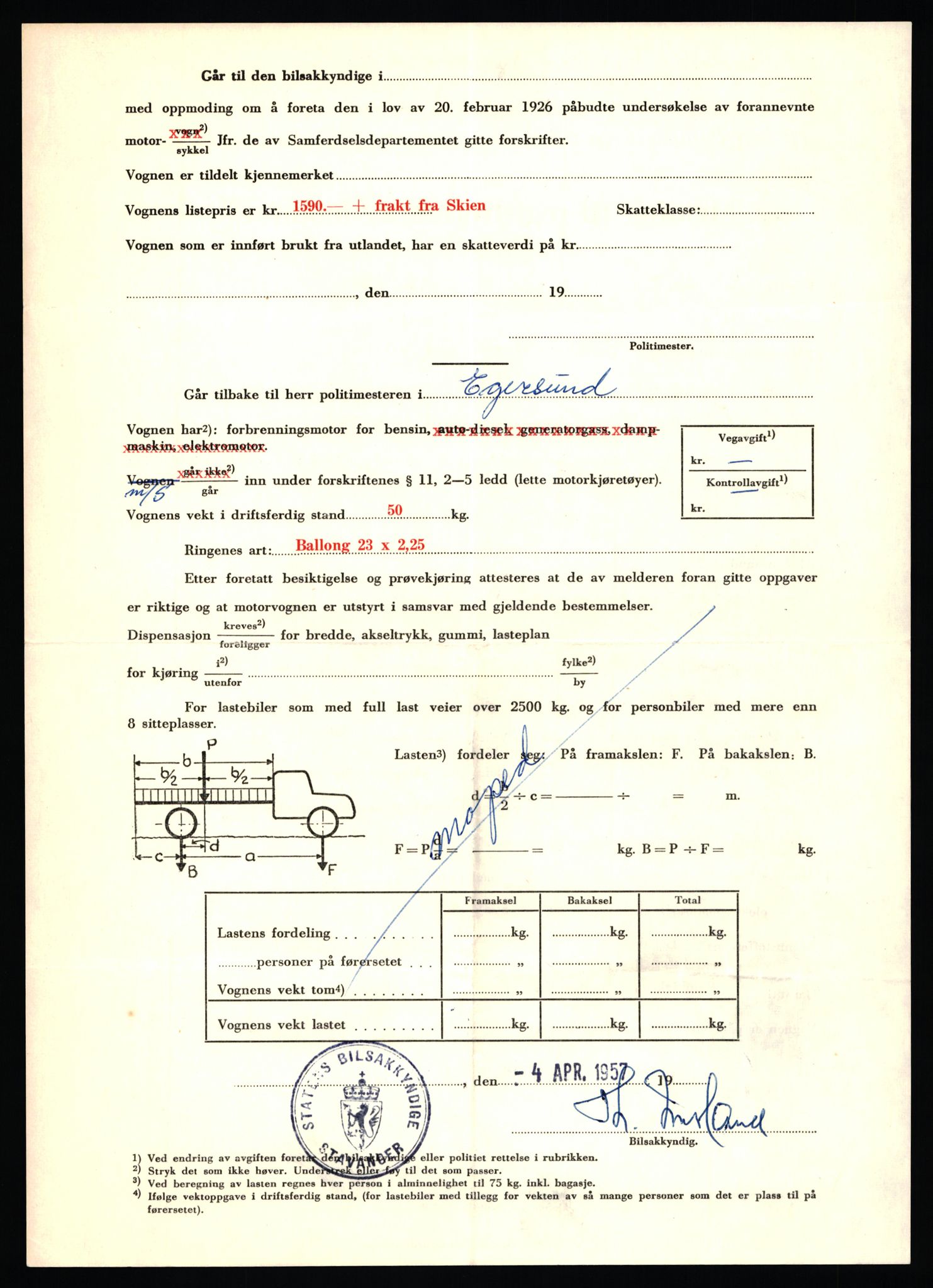 Stavanger trafikkstasjon, AV/SAST-A-101942/0/F/L0042: L-24600 - L-25233, 1930-1971, p. 594