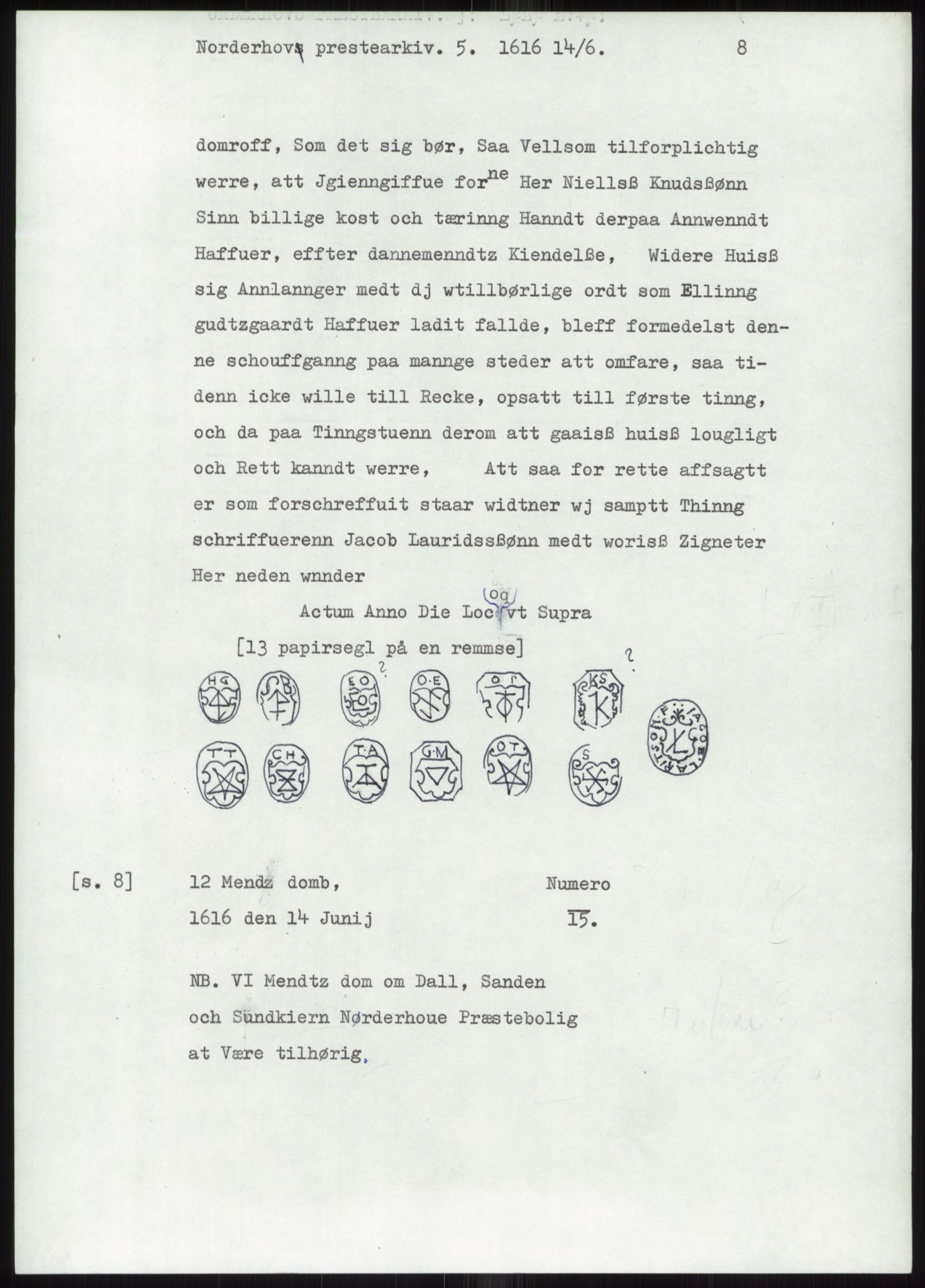 Samlinger til kildeutgivelse, Diplomavskriftsamlingen, AV/RA-EA-4053/H/Ha, p. 537