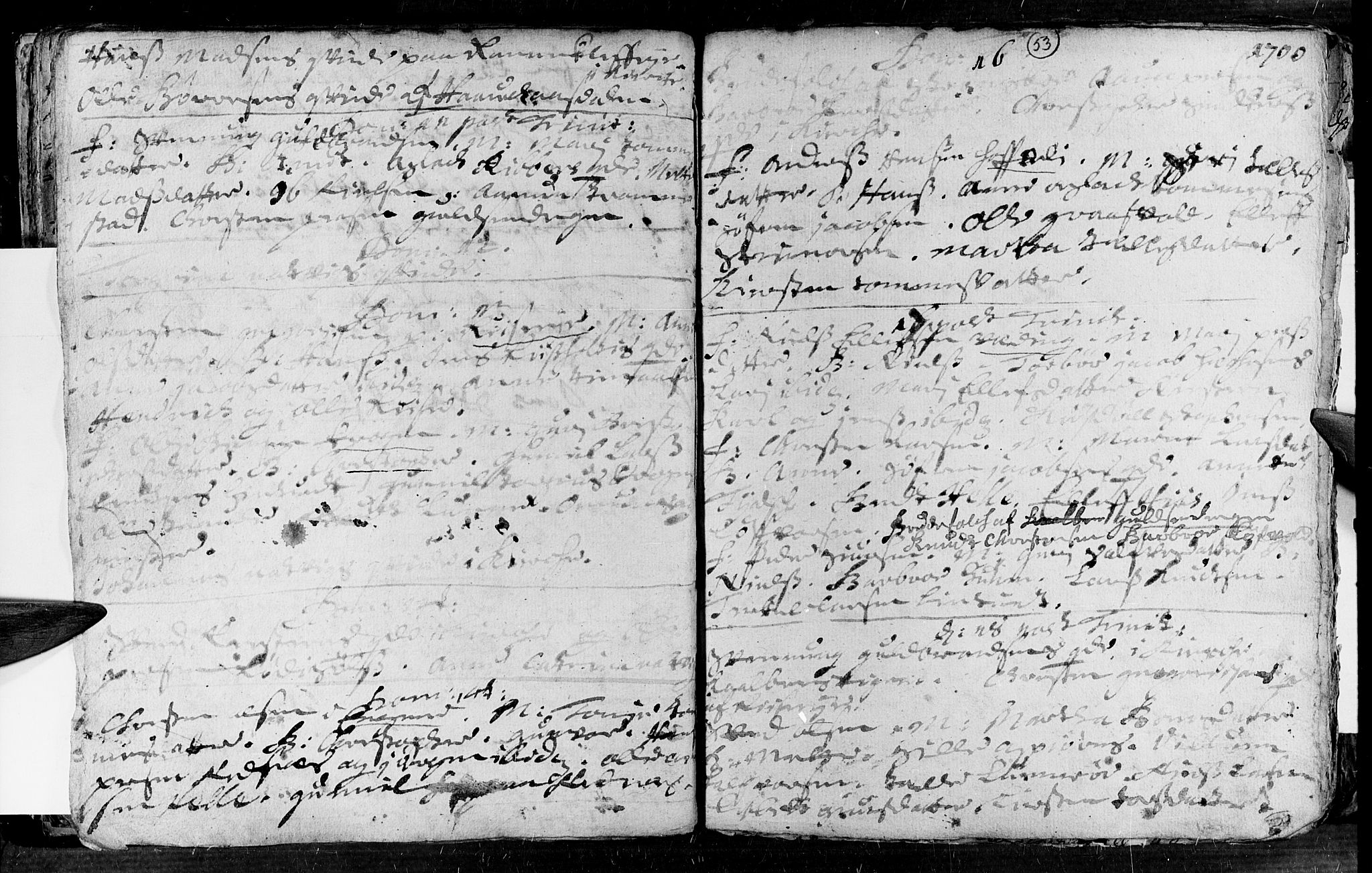 Øyestad sokneprestkontor, AV/SAK-1111-0049/F/Fa/L0002: Parish register (official) no. A 2, 1692-1722, p. 53