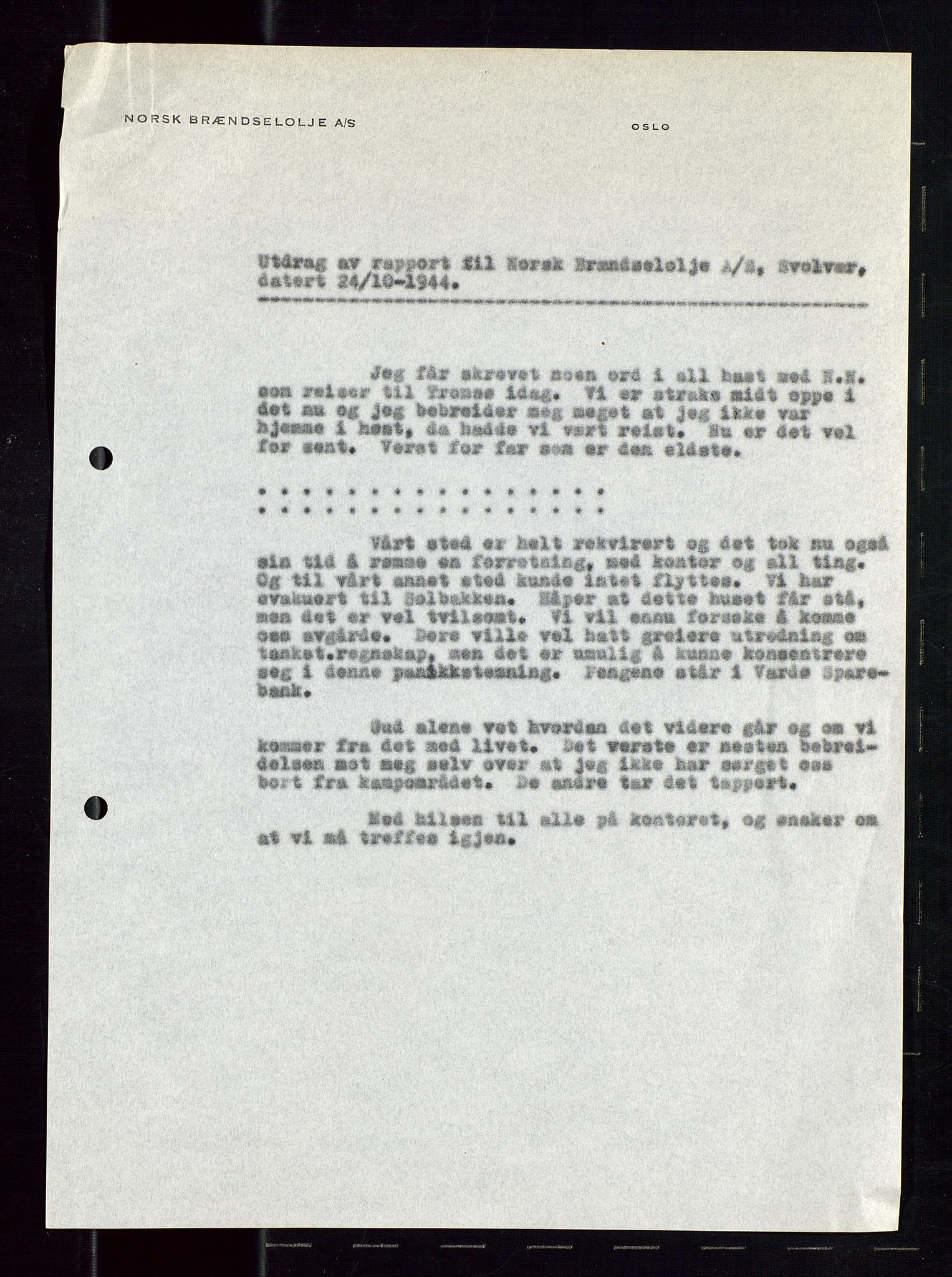 PA 1544 - Norsk Brændselolje A/S, AV/SAST-A-101965/1/A/Aa/L0003/0003: Generalforsamling  / Generalforsamling 1941, 1941, p. 5