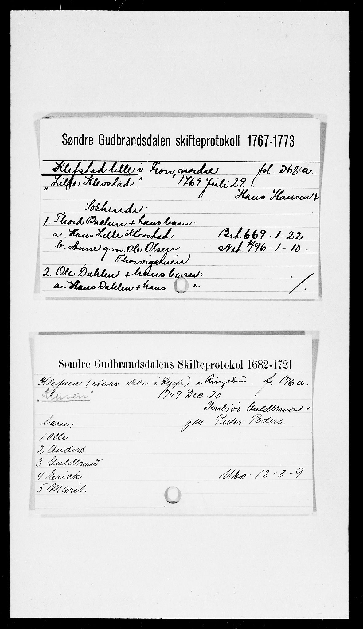 Sør-Gudbrandsdal tingrett, SAH/TING-004/J, 1658-1885, p. 15299