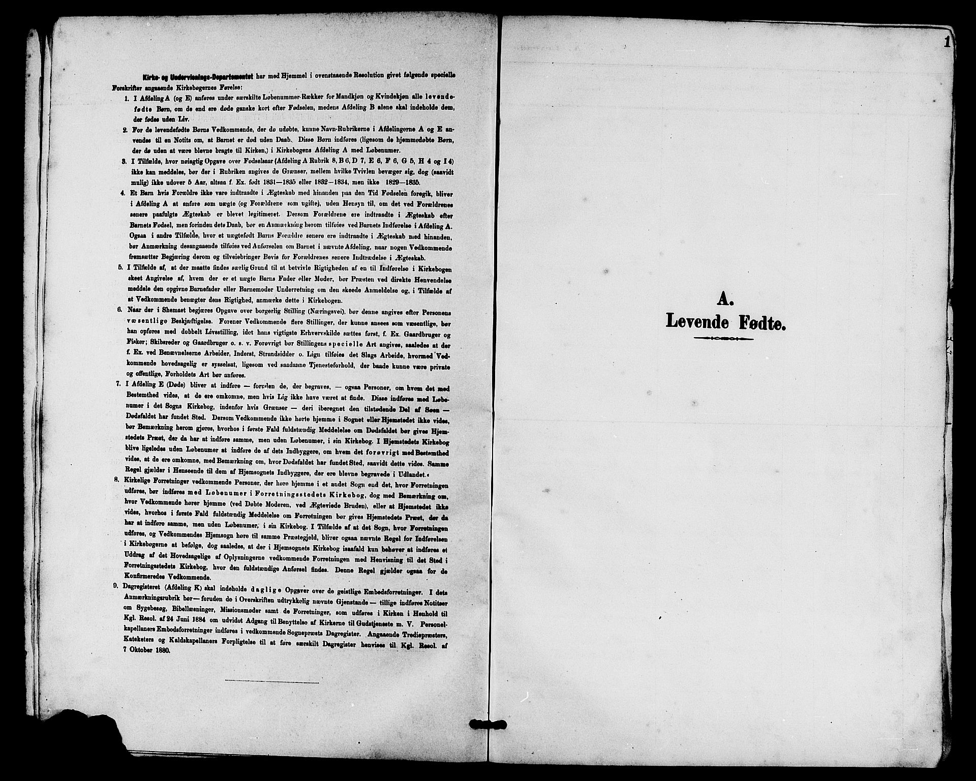 Haugesund sokneprestkontor, SAST/A -101863/H/Ha/Hab/L0004: Parish register (copy) no. B 4, 1889-1905, p. 1