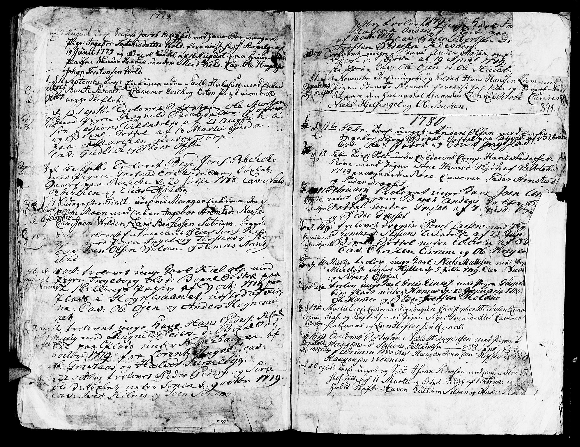 Ministerialprotokoller, klokkerbøker og fødselsregistre - Nord-Trøndelag, SAT/A-1458/709/L0057: Parish register (official) no. 709A05, 1755-1780, p. 391