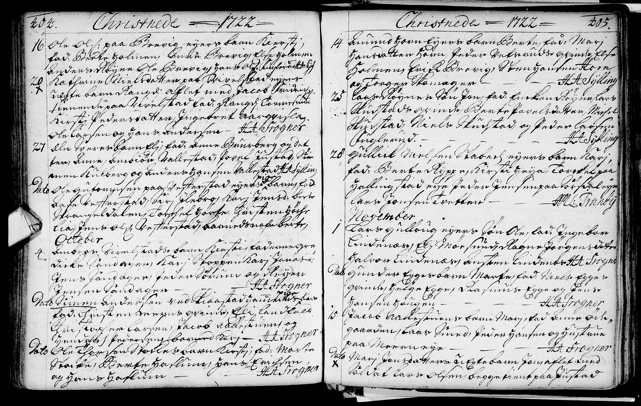 Lier kirkebøker, AV/SAKO-A-230/F/Fa/L0002: Parish register (official) no. I 2, 1701-1726, p. 404-405