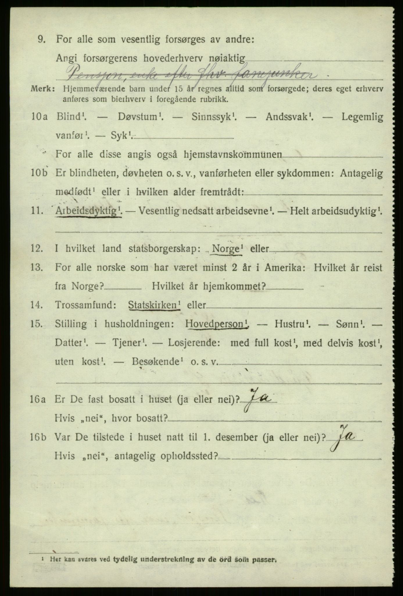 SAB, 1920 census for Davik, 1920, p. 5090