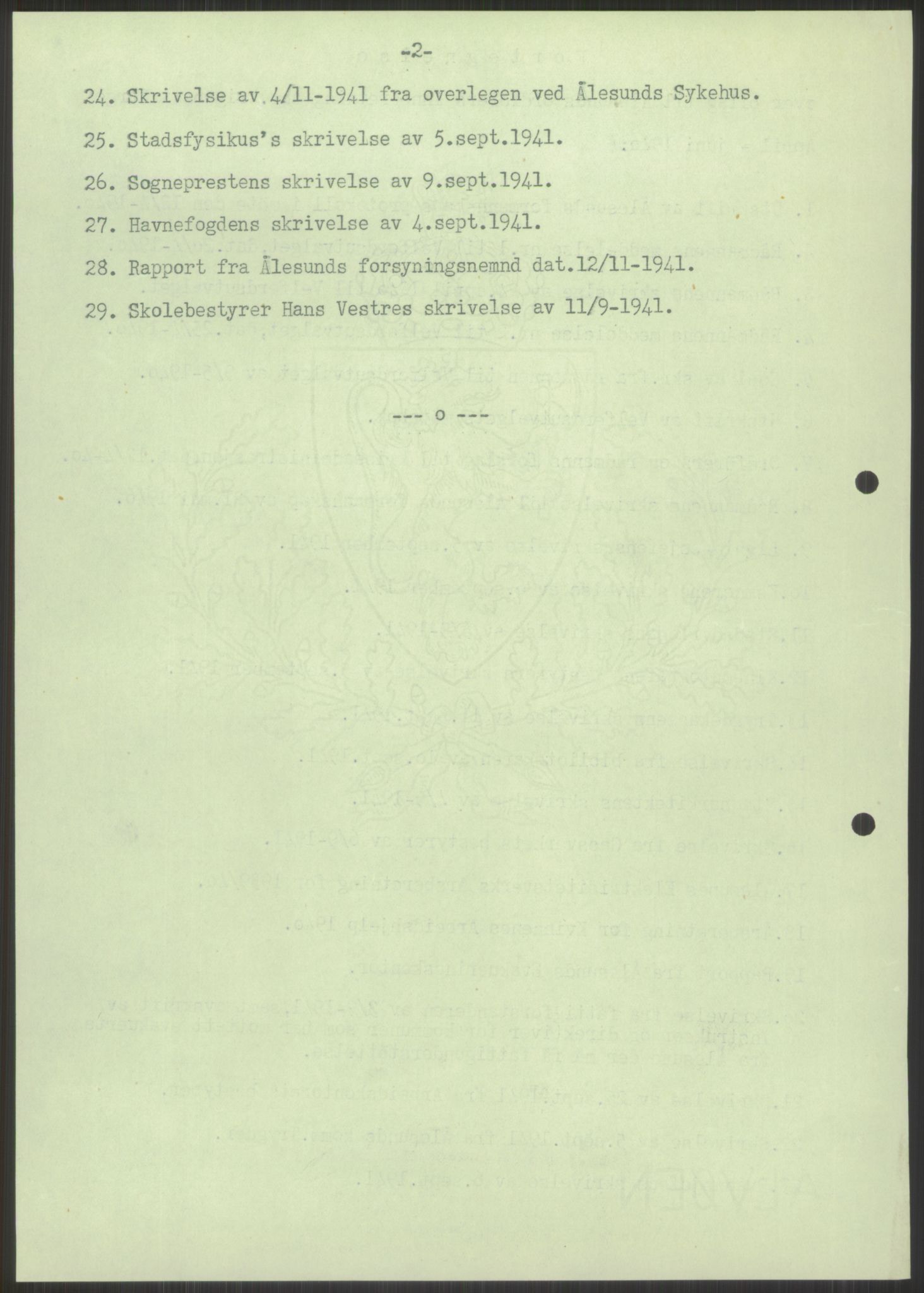 Forsvaret, Forsvarets krigshistoriske avdeling, AV/RA-RAFA-2017/Y/Ya/L0015: II-C-11-31 - Fylkesmenn.  Rapporter om krigsbegivenhetene 1940., 1940, p. 855