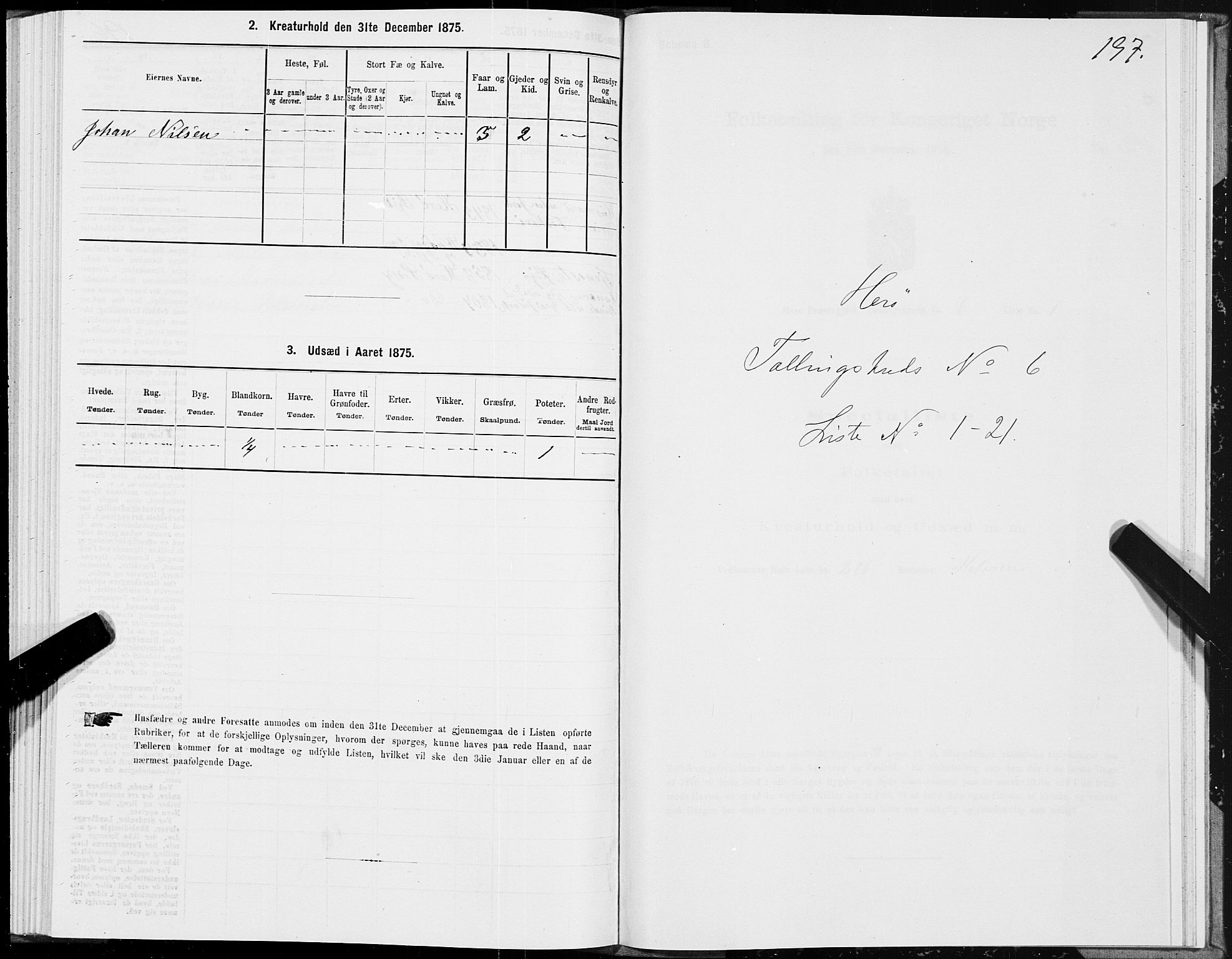 SAT, 1875 census for 1818P Herøy, 1875, p. 4197