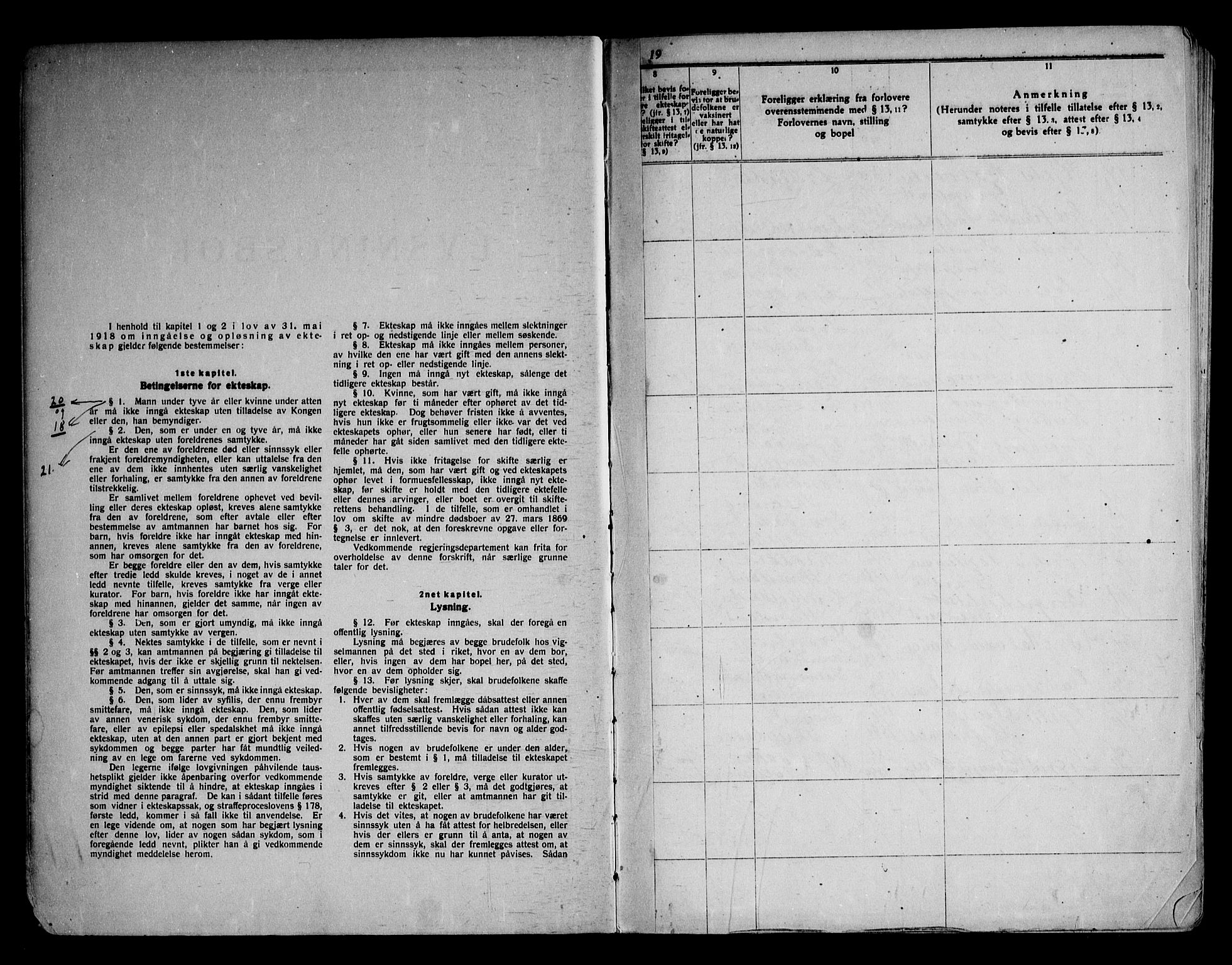 Tinn kirkebøker, AV/SAKO-A-308/H/Ha/L0002: Banns register no. 2, 1919-1969