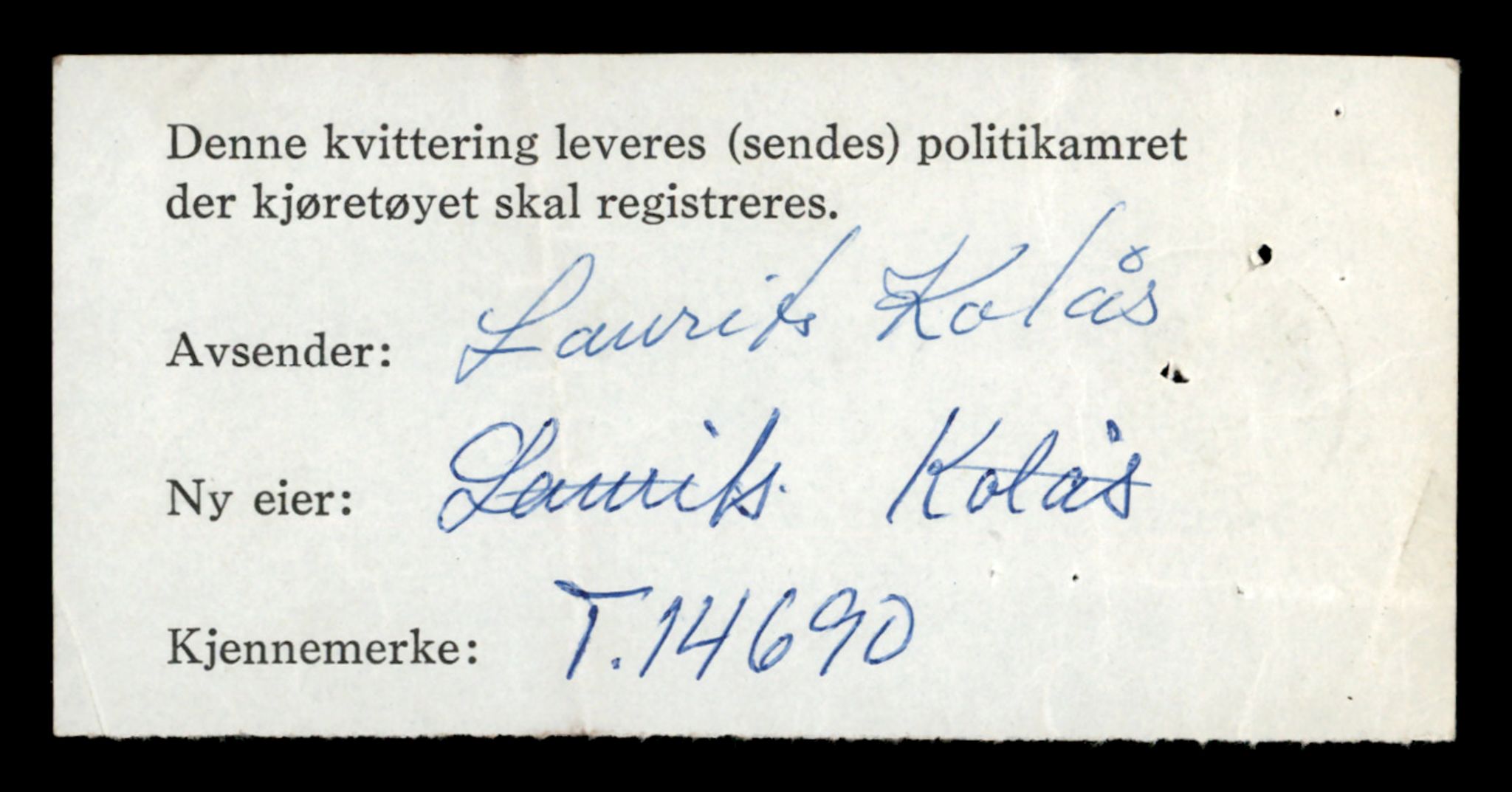 Møre og Romsdal vegkontor - Ålesund trafikkstasjon, SAT/A-4099/F/Fe/L0047: Registreringskort for kjøretøy T 14580 - T 14720, 1927-1998, p. 2546