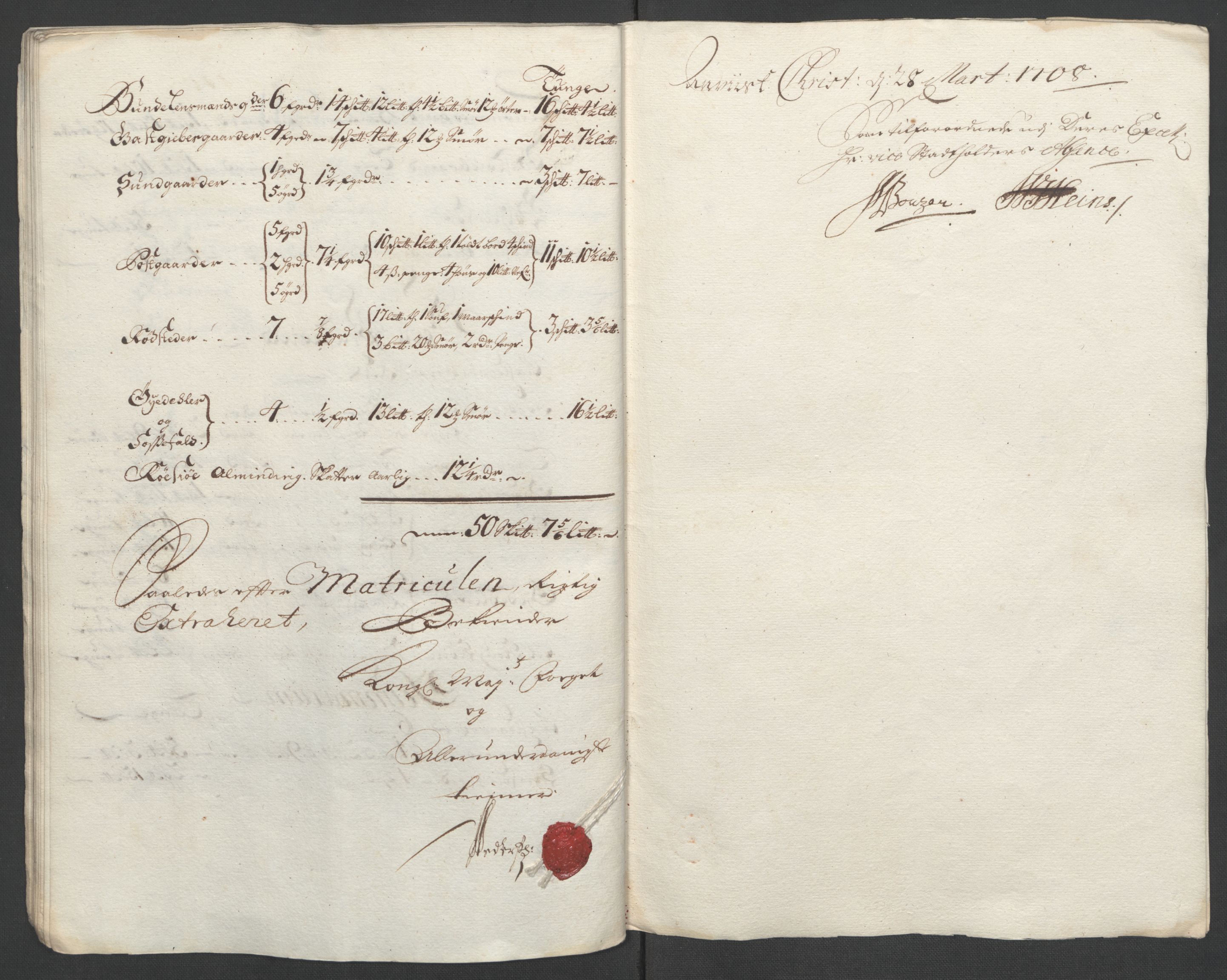 Rentekammeret inntil 1814, Reviderte regnskaper, Fogderegnskap, AV/RA-EA-4092/R11/L0589: Fogderegnskap Nedre Romerike, 1705, p. 275