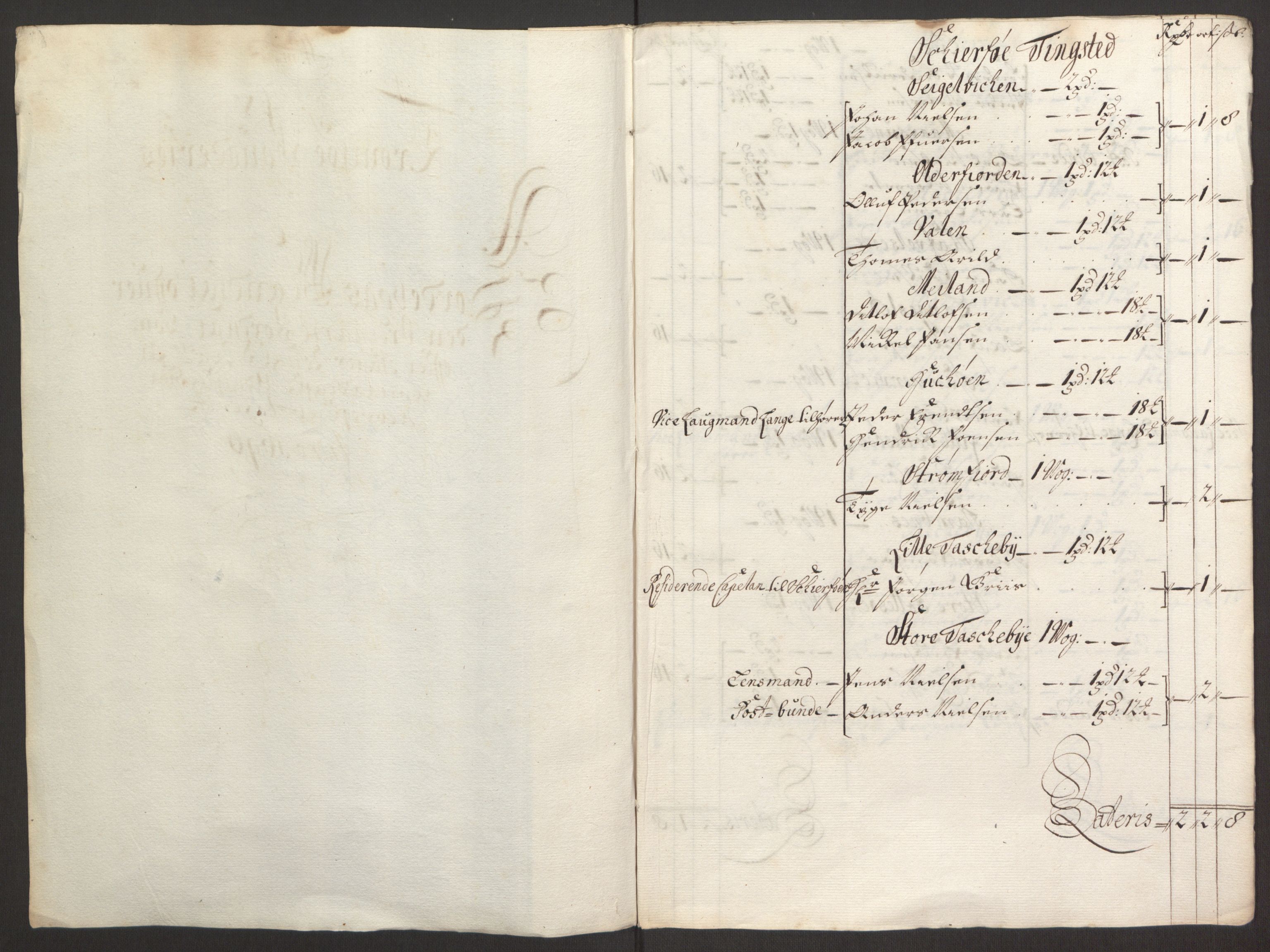 Rentekammeret inntil 1814, Reviderte regnskaper, Fogderegnskap, RA/EA-4092/R68/L4753: Fogderegnskap Senja og Troms, 1694-1696, p. 317