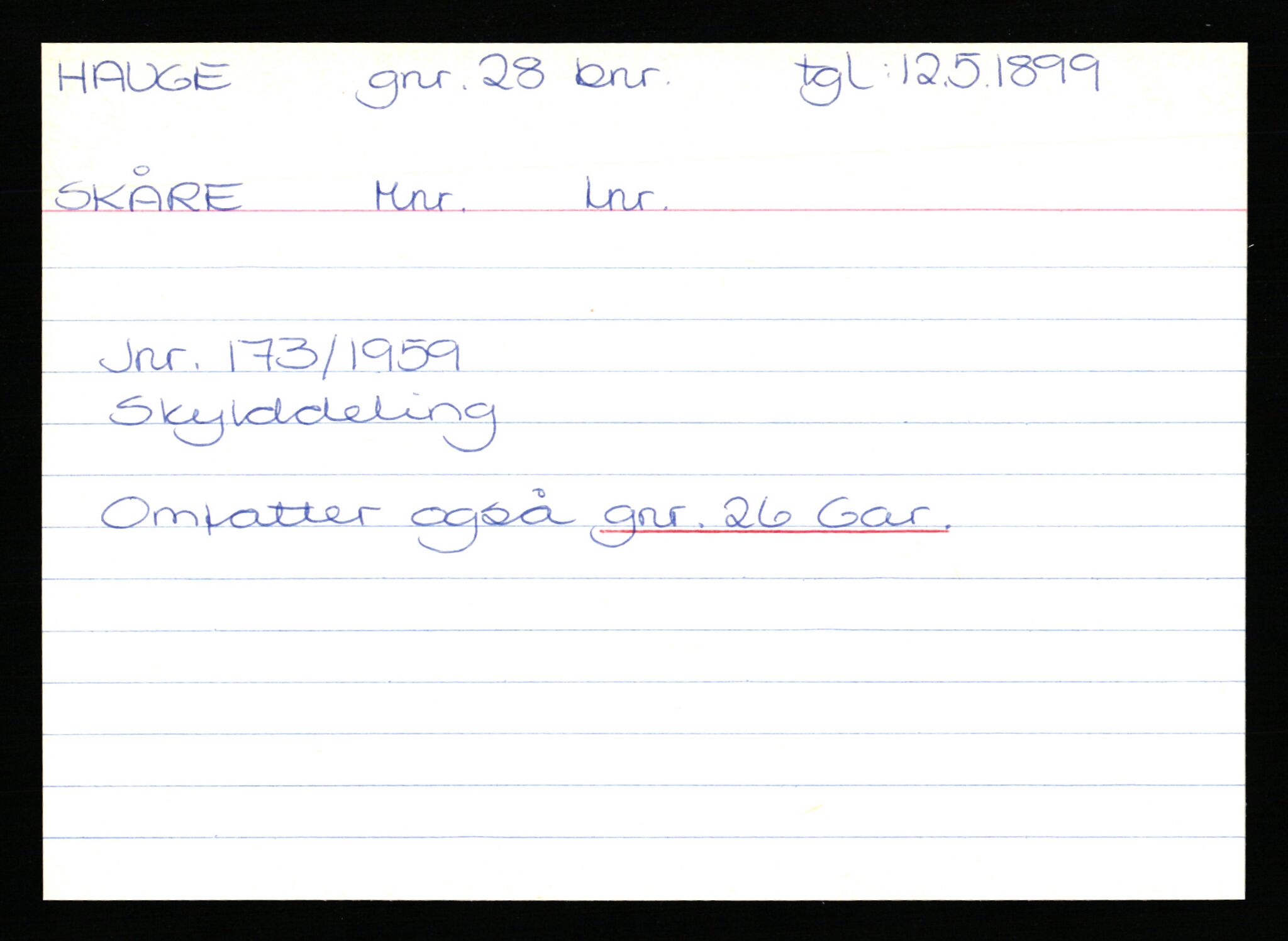 Statsarkivet i Stavanger, AV/SAST-A-101971/03/Y/Yk/L0015: Registerkort sortert etter gårdsnavn: Haneberg - Haugland nedre, 1750-1930, p. 460