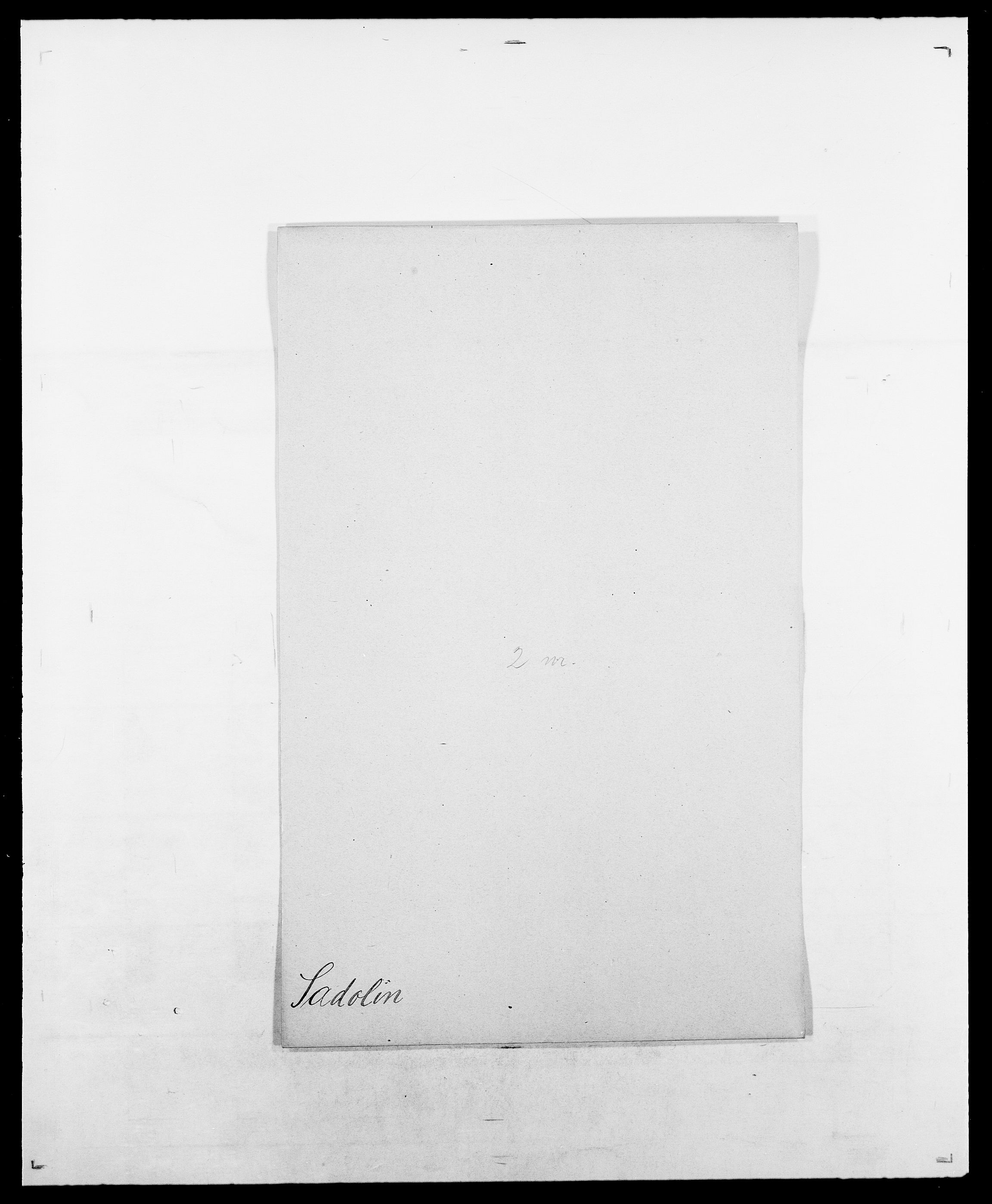 Delgobe, Charles Antoine - samling, AV/SAO-PAO-0038/D/Da/L0034: Saabye - Schmincke, p. 23