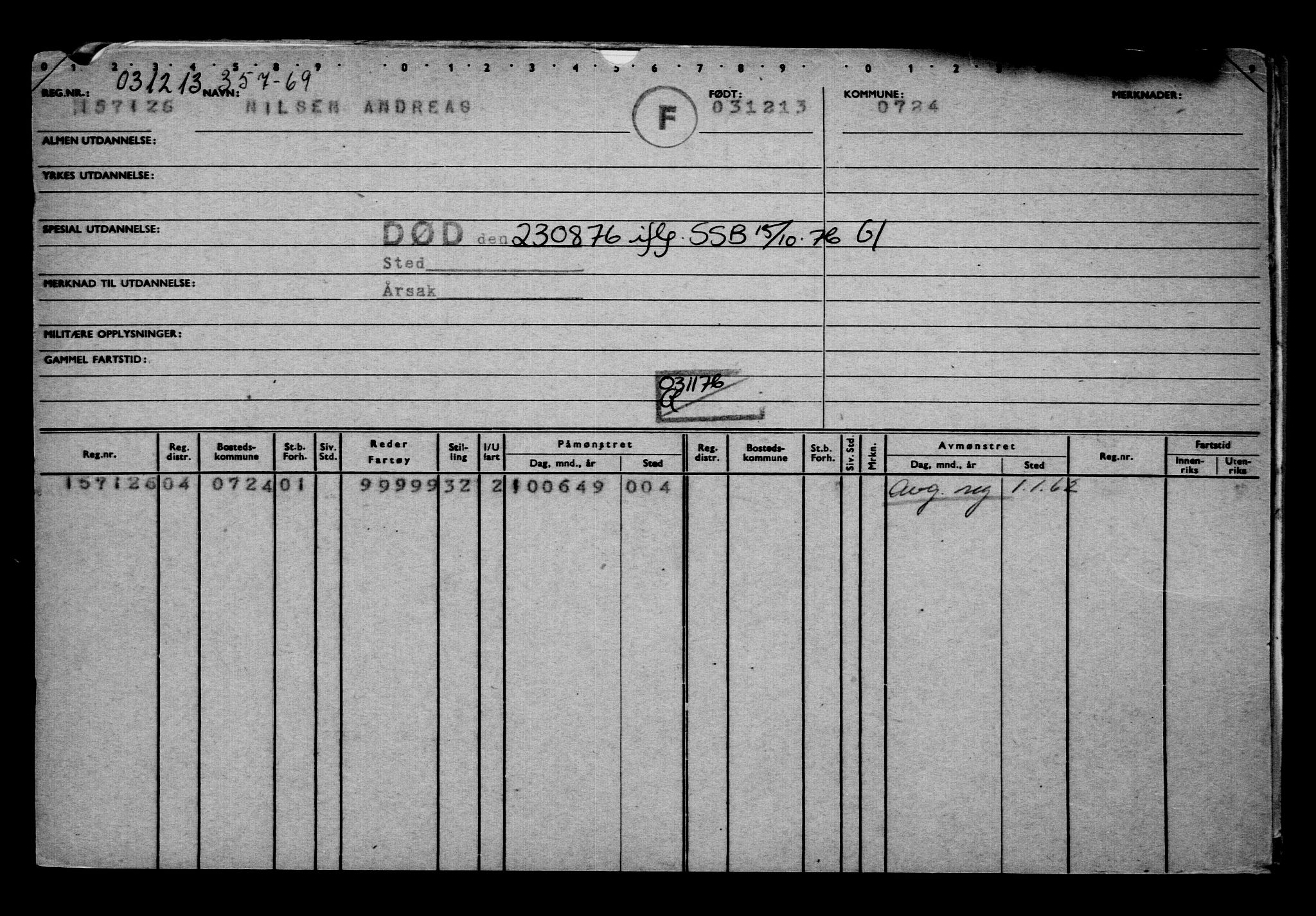 Direktoratet for sjømenn, AV/RA-S-3545/G/Gb/L0117: Hovedkort, 1913-1914, p. 25