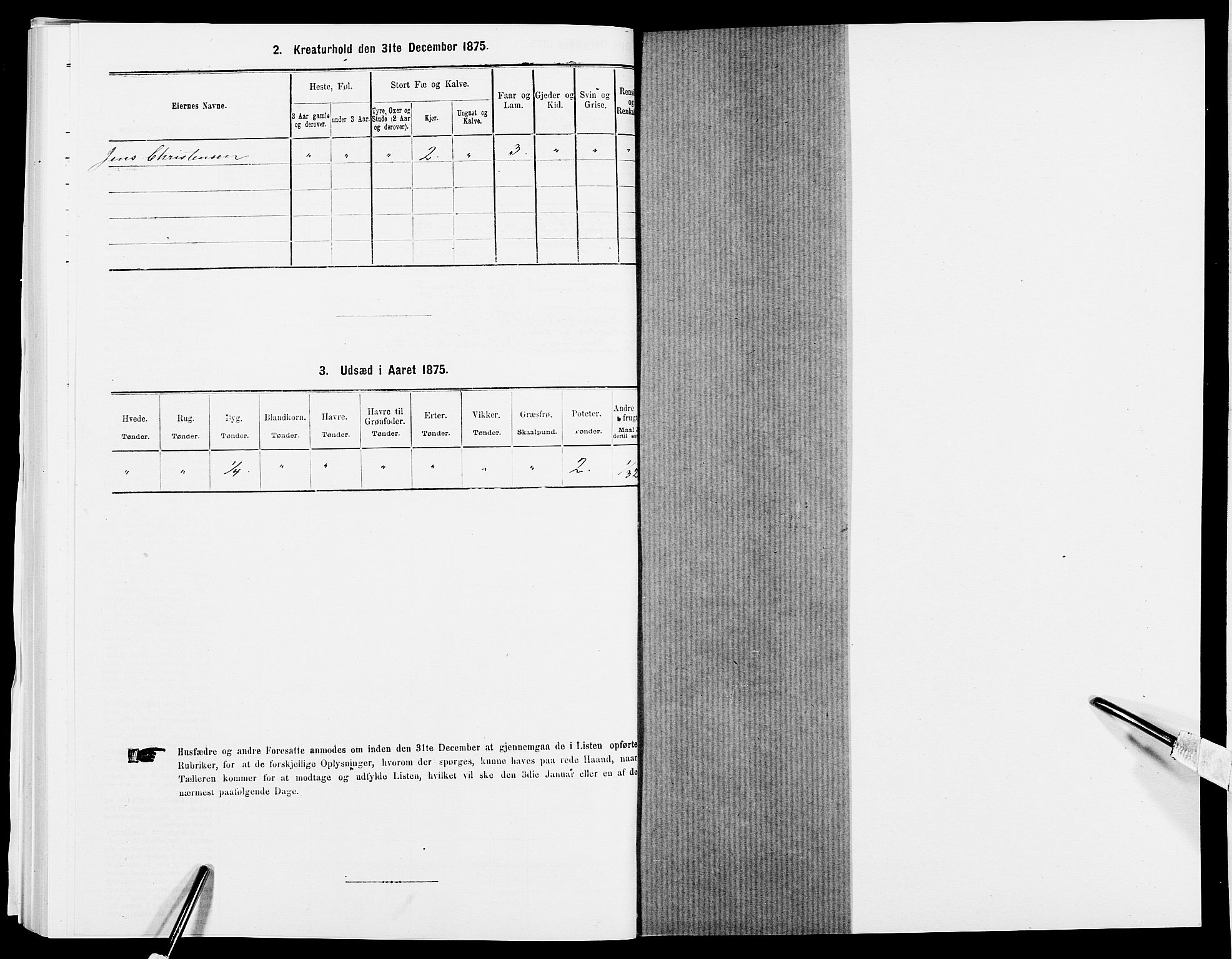 SAK, 1875 census for 0919P Froland, 1875, p. 287